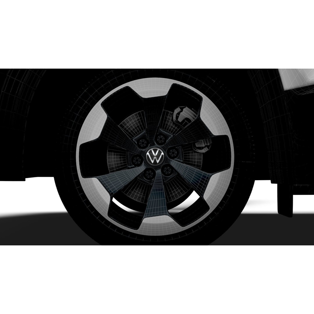 VW Transporter Van L1H1 3D Model – High-Quality Interior, Game-Ready - View 29