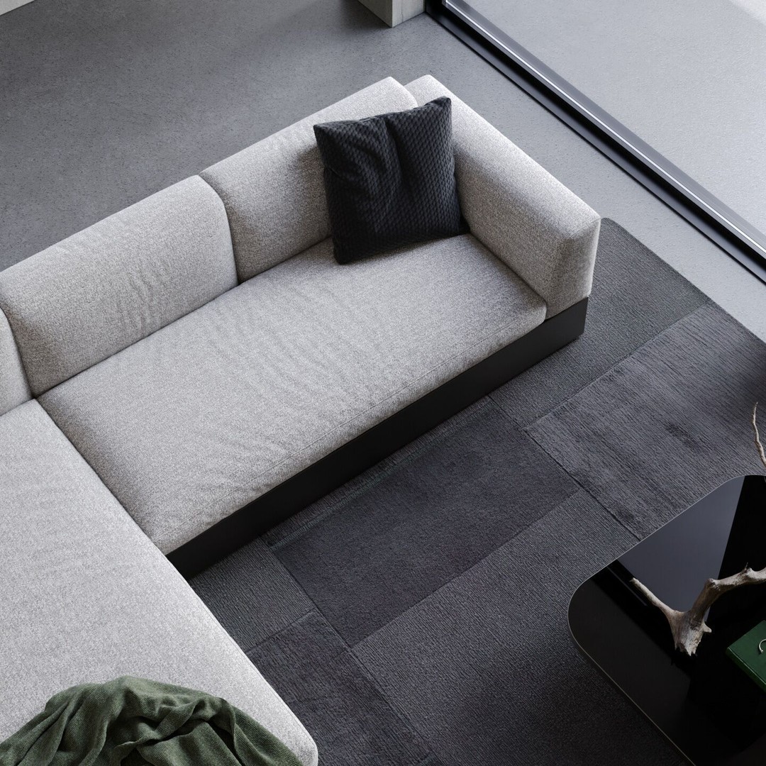 Architectural Living Room 3D Model – Modern Interior Scene, Cinema 4D - View 5