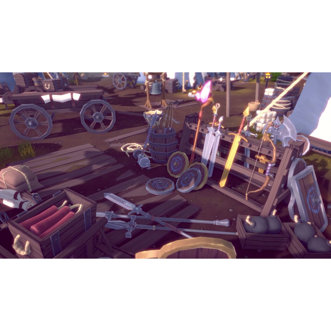 Battle Pack 3D Model – Low Poly Fantasy Assets for Games - View 34