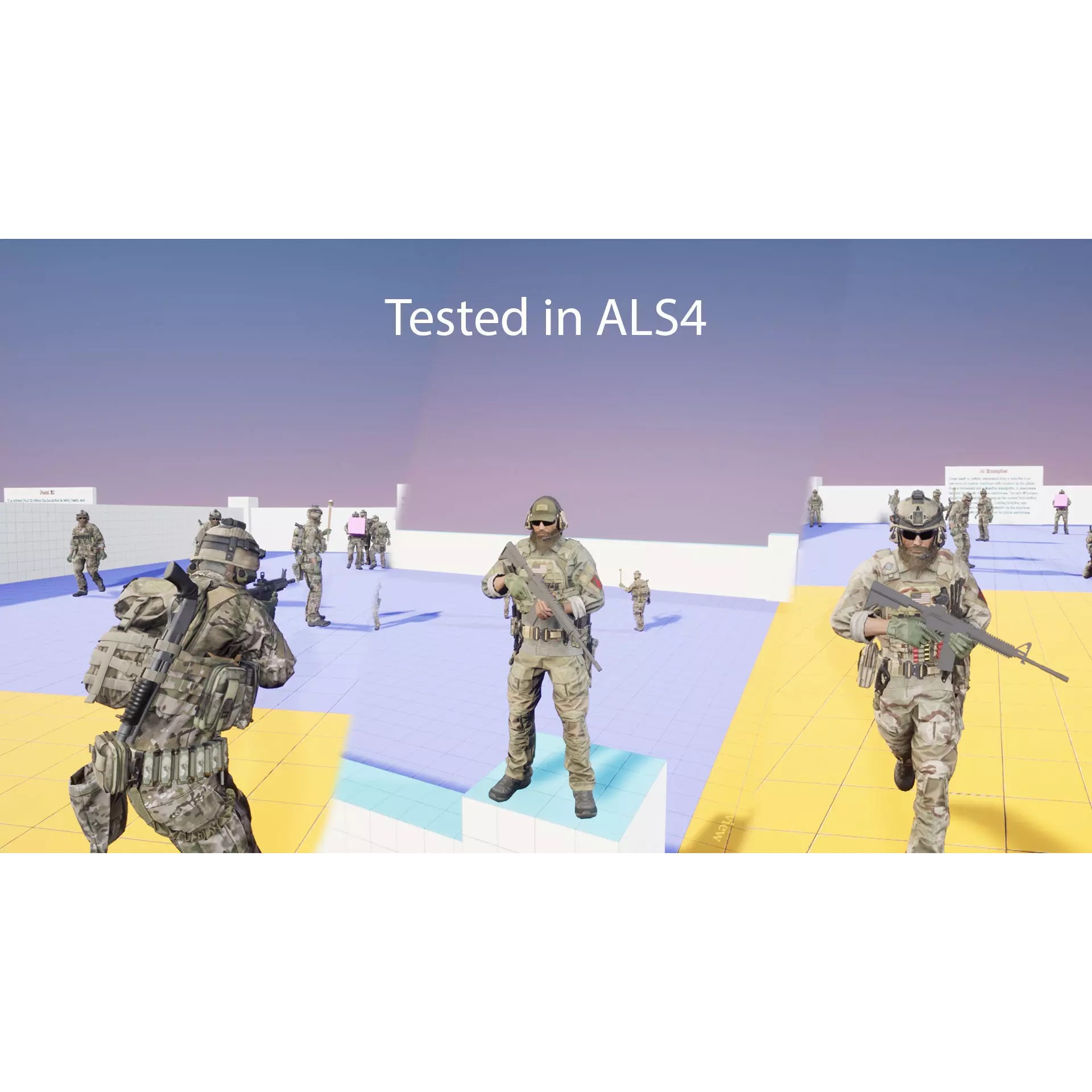 Modular US Special Forces Soldier - Low-Poly Game-Ready 3D Model - View 11