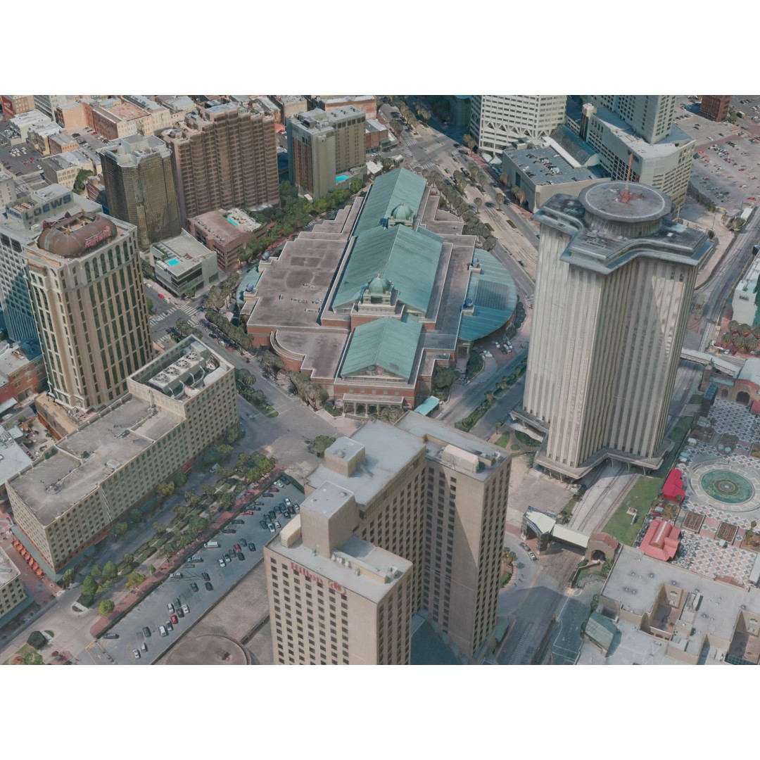 New Orleans City 3D Model – High-Detail Urban Landscape, PBR Textures - View 4