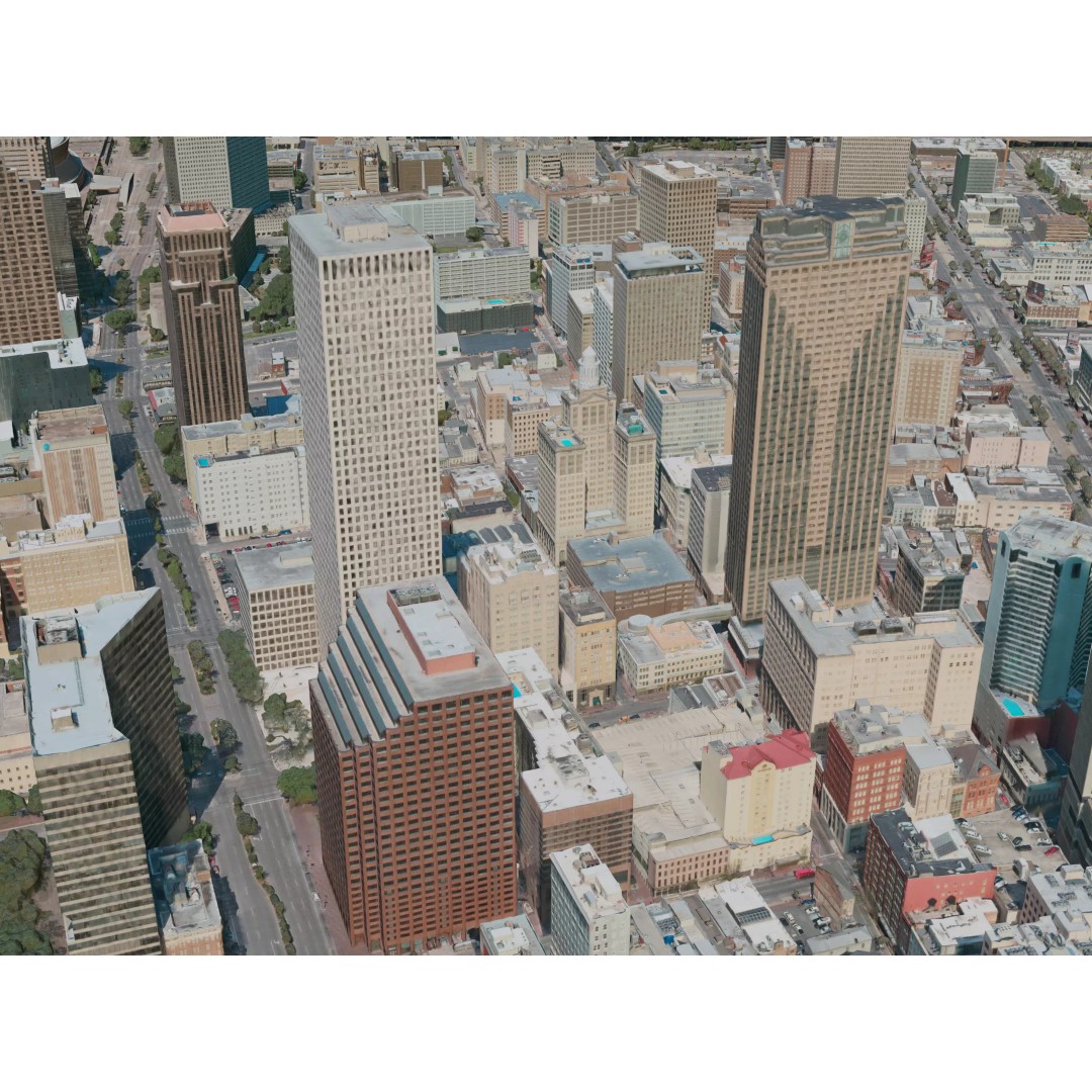 New Orleans City 3D Model – High-Detail Urban Landscape, PBR Textures - View 6