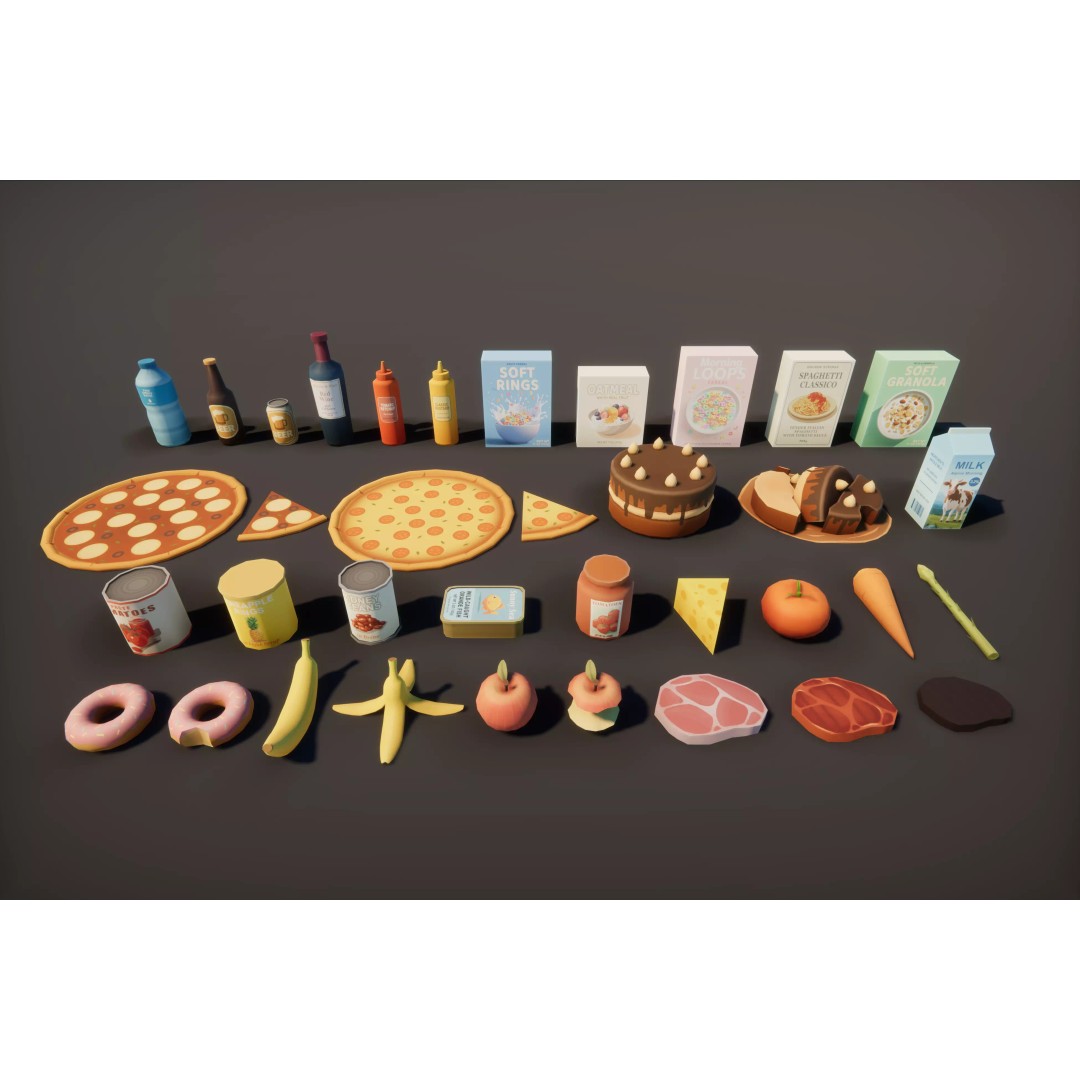 Stylized Cartoon House 3D Model – Low Poly Game Asset, FBX - View 19