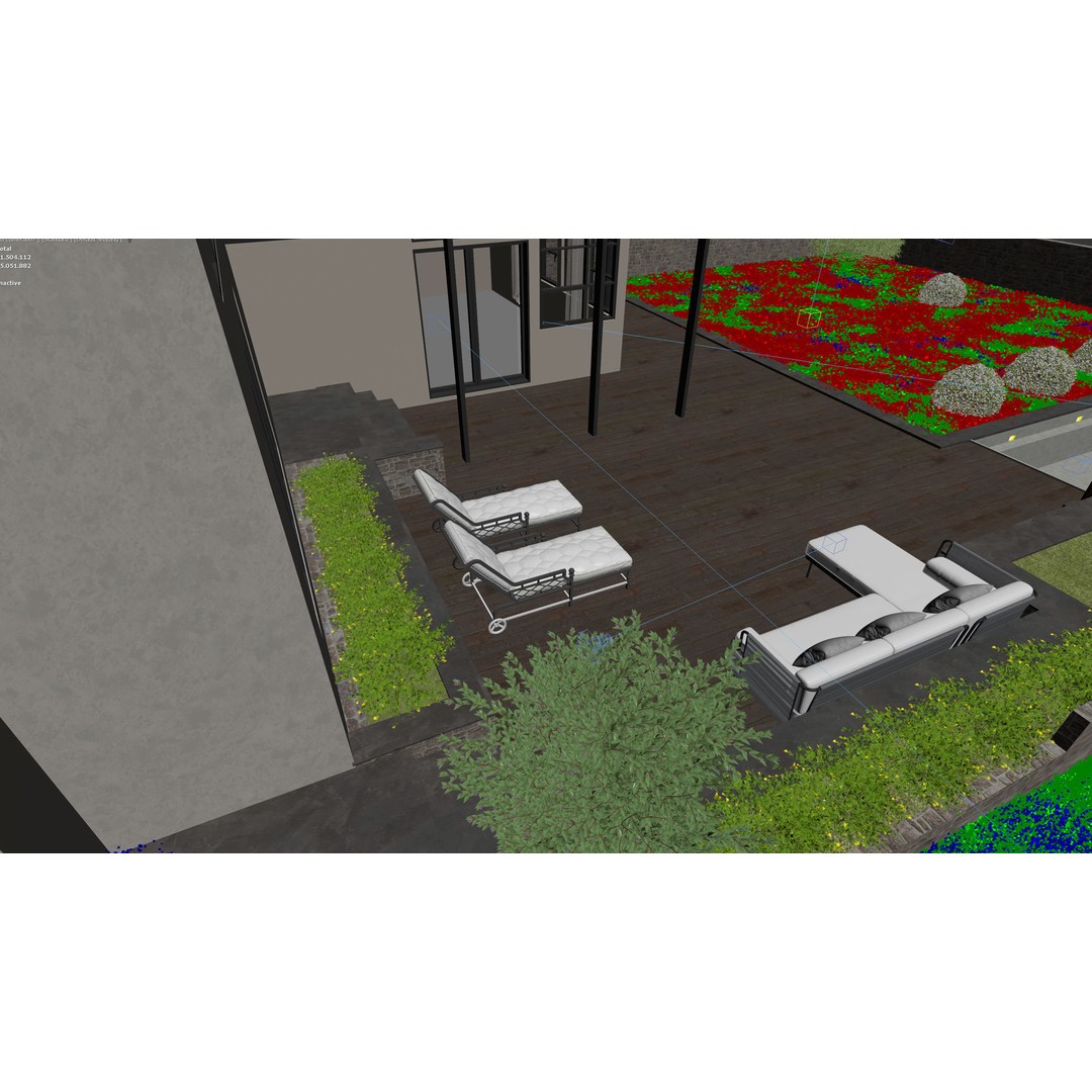 Lakefront House 3D Model – Detailed Architectural Visualization, FBX, OBJ - View 16