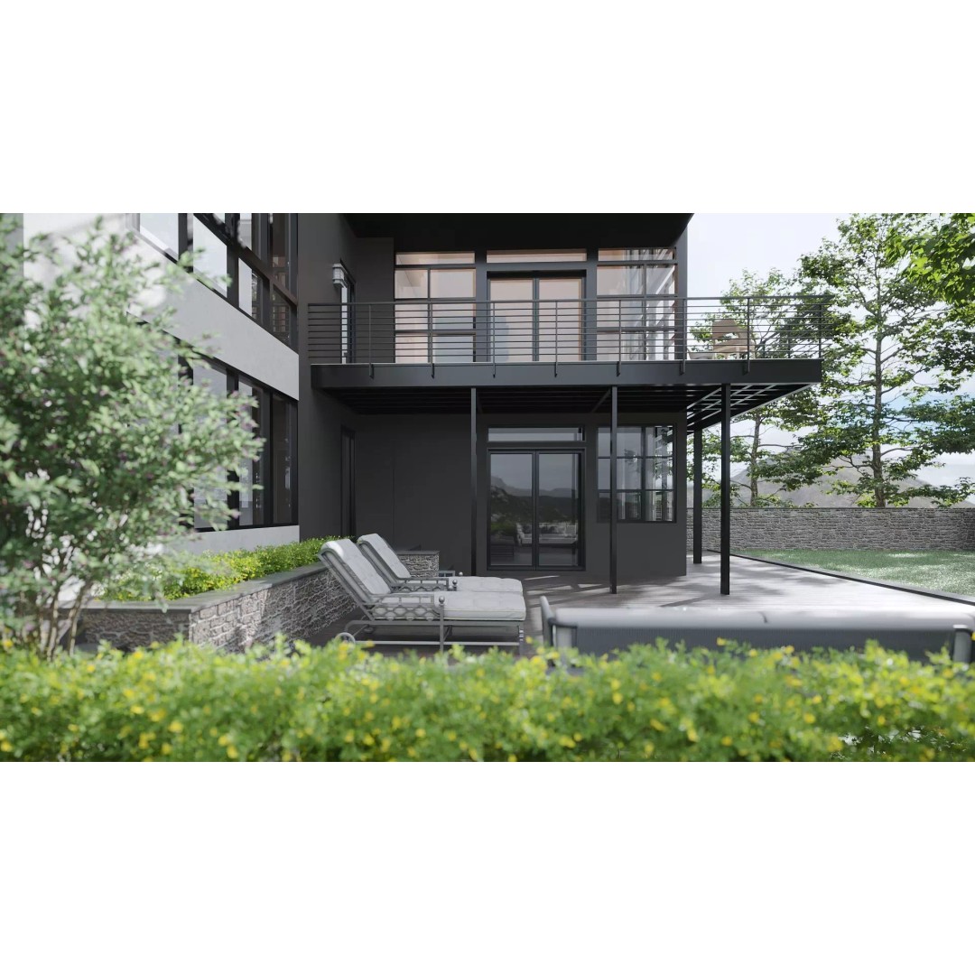 Lakefront House 3D Model – Detailed Architectural Visualization, FBX, OBJ - View 2