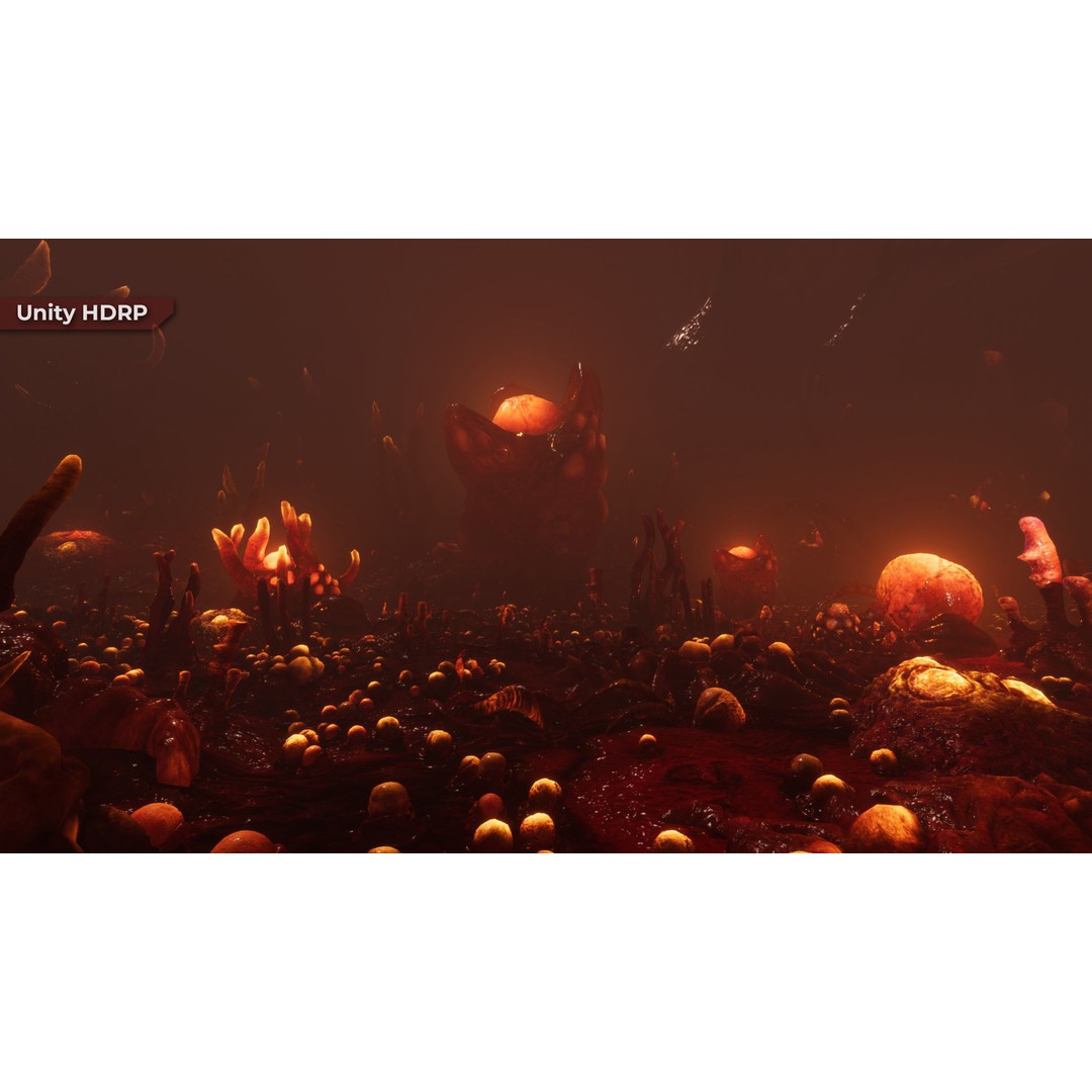Alien Biomass Planet 3D Model – Low-Poly Game Asset, FBX & OBJ - View 24