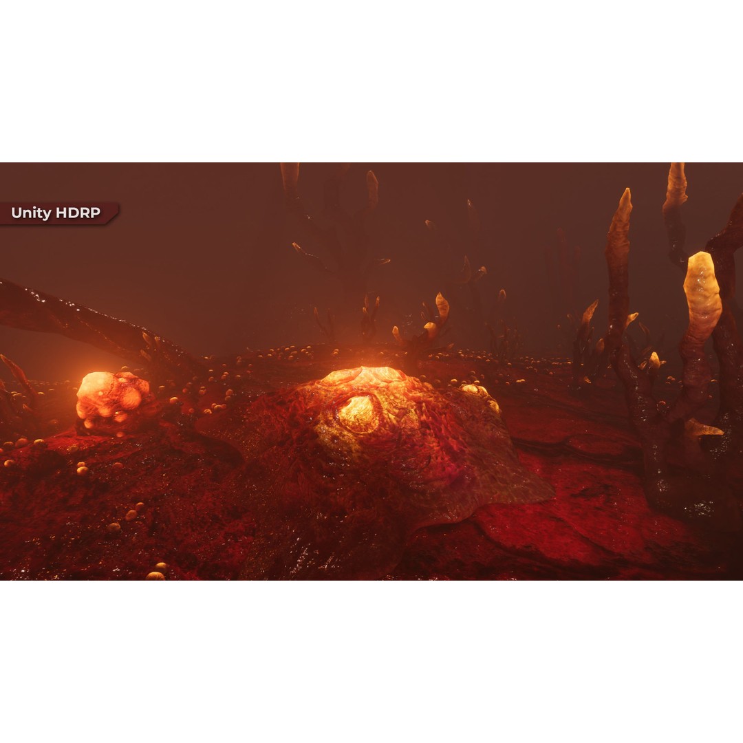 Alien Biomass Planet 3D Model – Low-Poly Game Asset, FBX & OBJ - View 29