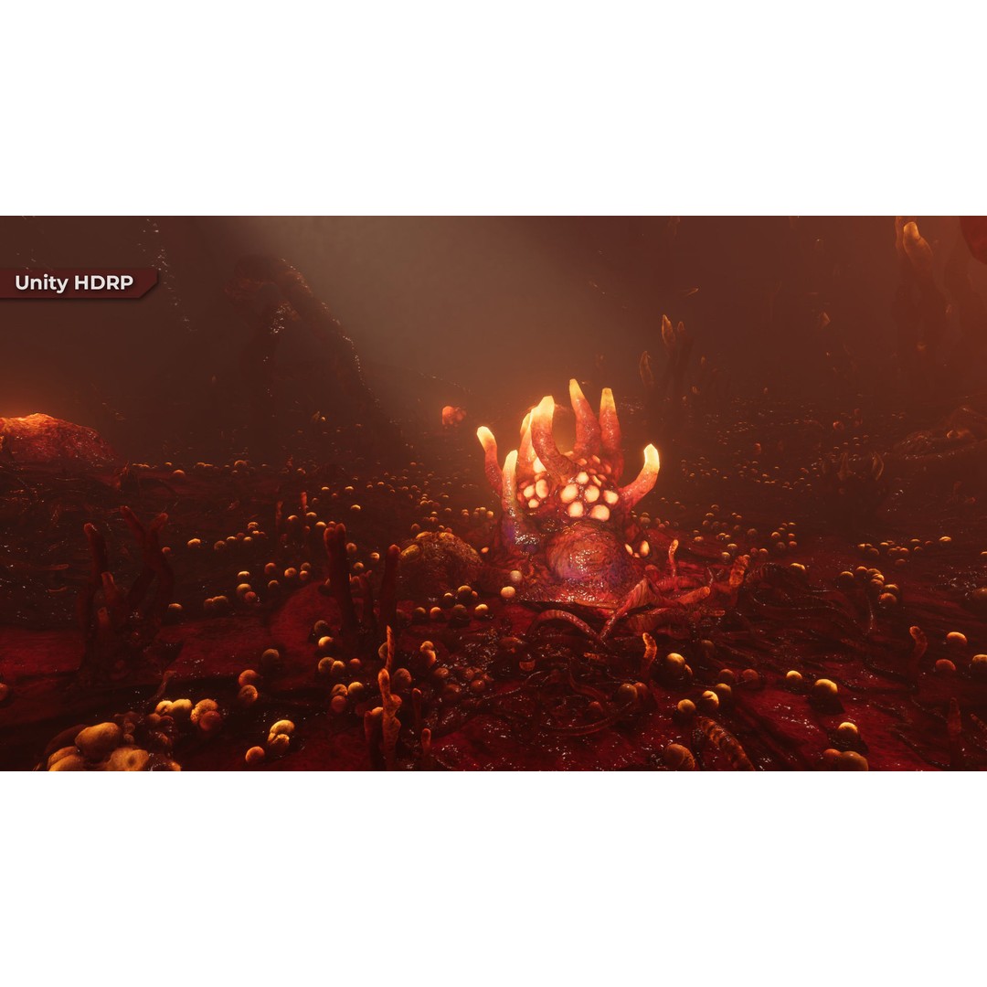Alien Biomass Planet 3D Model – Low-Poly Game Asset, FBX & OBJ - View 33
