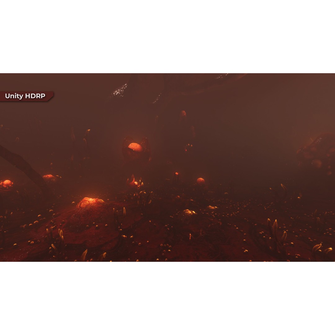 Alien Biomass Planet 3D Model – Low-Poly Game Asset, FBX & OBJ - View 34