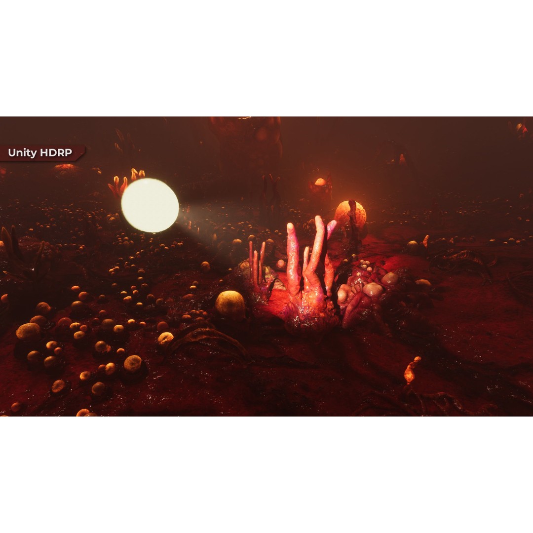 Alien Biomass Planet 3D Model – Low-Poly Game Asset, FBX & OBJ - View 37