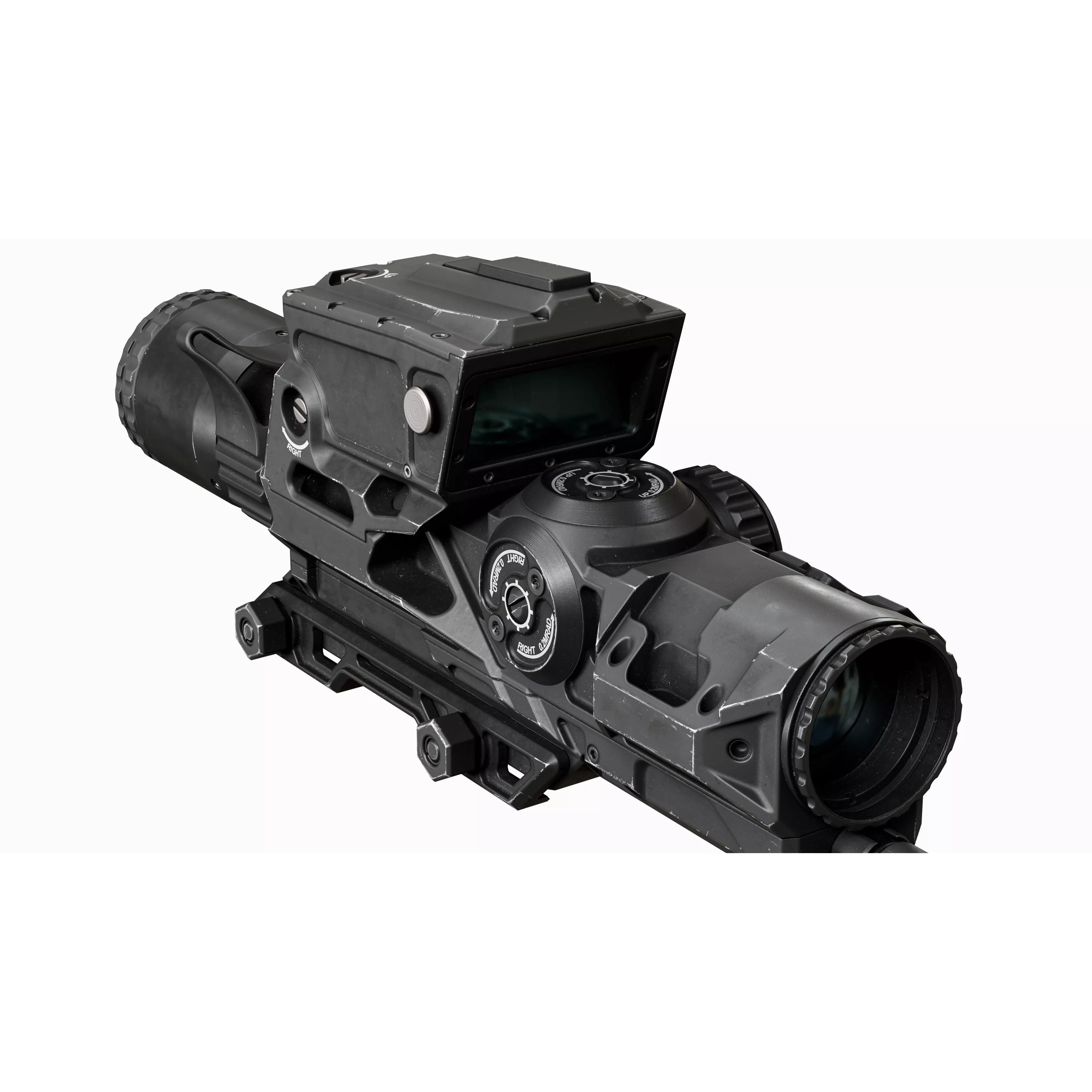 Scope Vortex XM157 - Low-Poly Game-Ready 3D Model - View 13