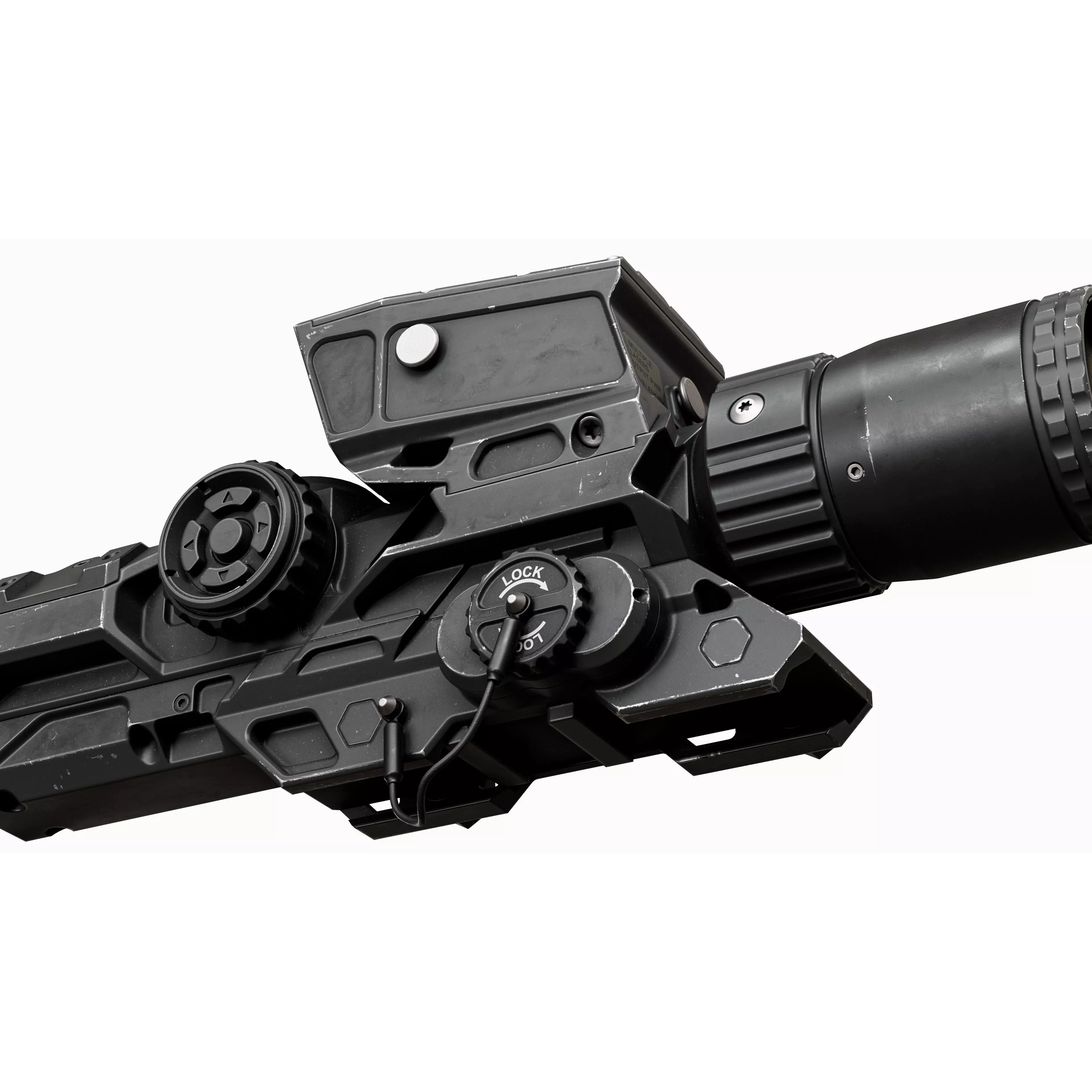Scope Vortex XM157 - Low-Poly Game-Ready 3D Model - View 19