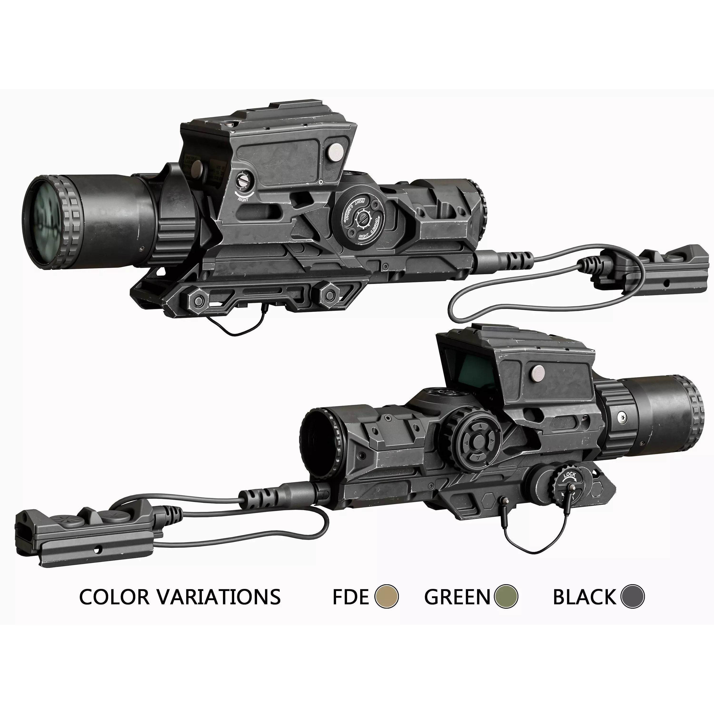 Scope Vortex XM157 - Low-Poly Game-Ready 3D Model - View 2