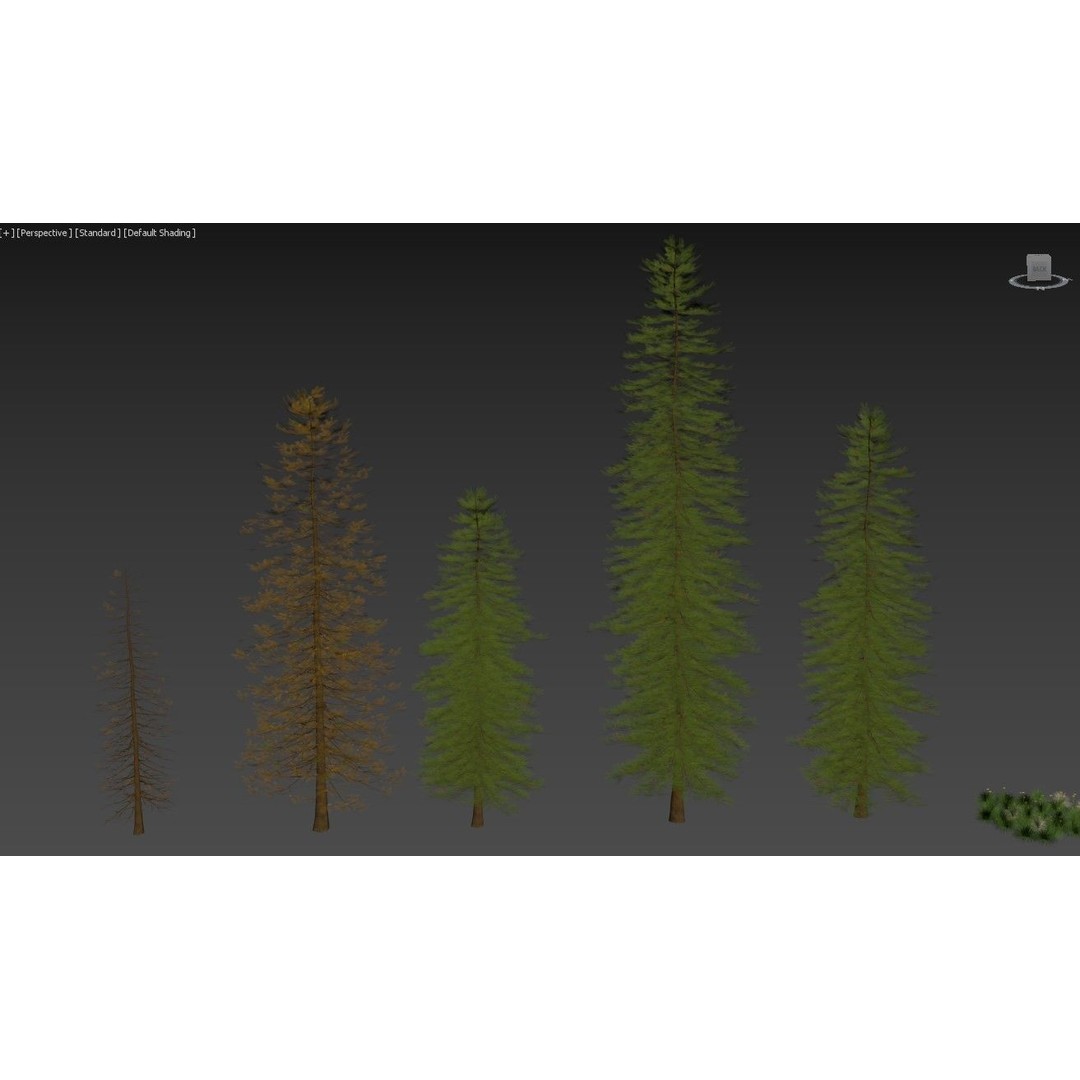 Mountain Landscape 3D Model – High Poly Terrain with Lake, FBX - View 12