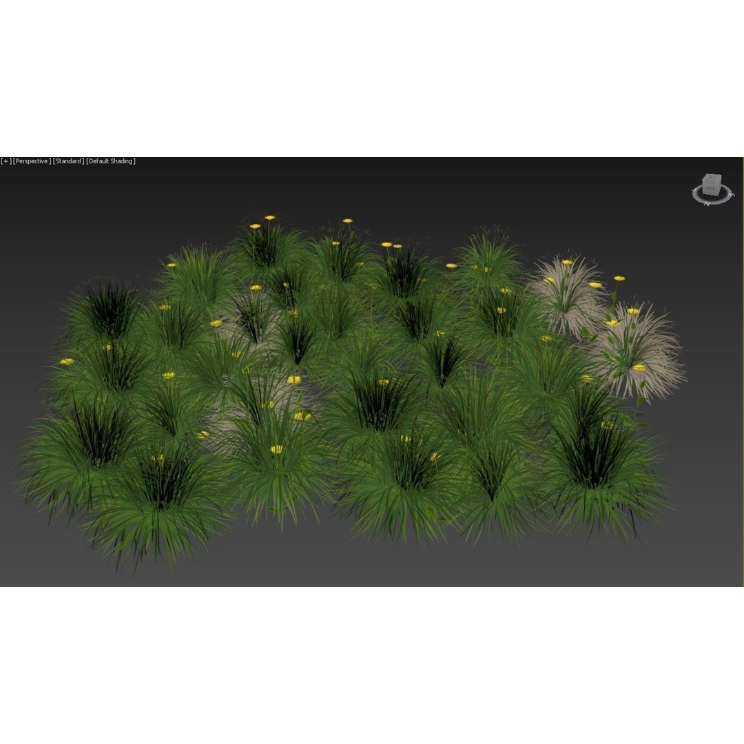 Mountain Landscape 3D Model – High Poly Terrain with Lake, FBX - View 13