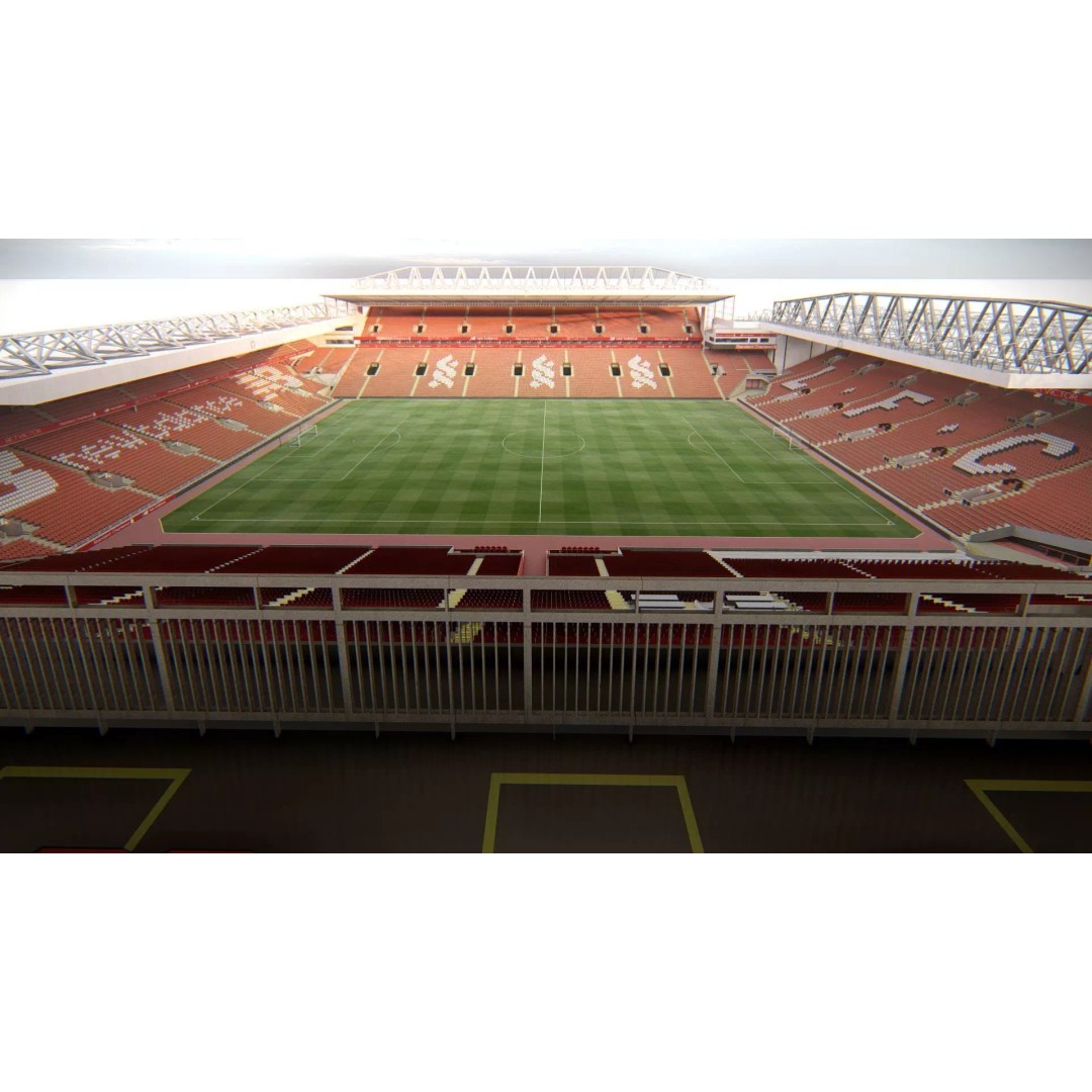 Anfield Stadium 3D Model – Realistic Architecture, PBR Textures, FBX/OBJ - View 11