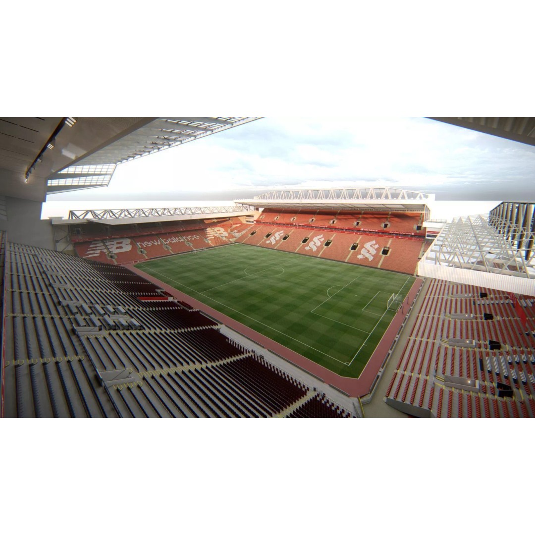 Anfield Stadium 3D Model – Realistic Architecture, PBR Textures, FBX/OBJ - View 14