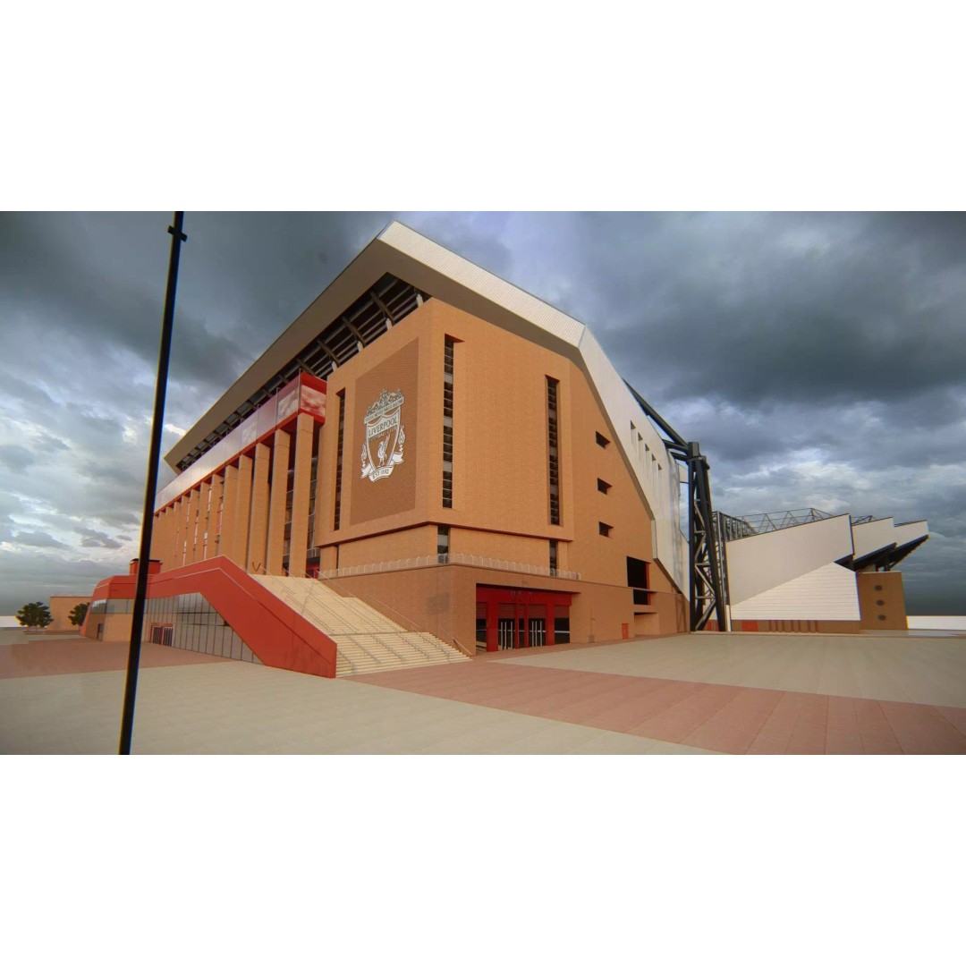 Anfield Stadium 3D Model – Realistic Architecture, PBR Textures, FBX/OBJ - View 15