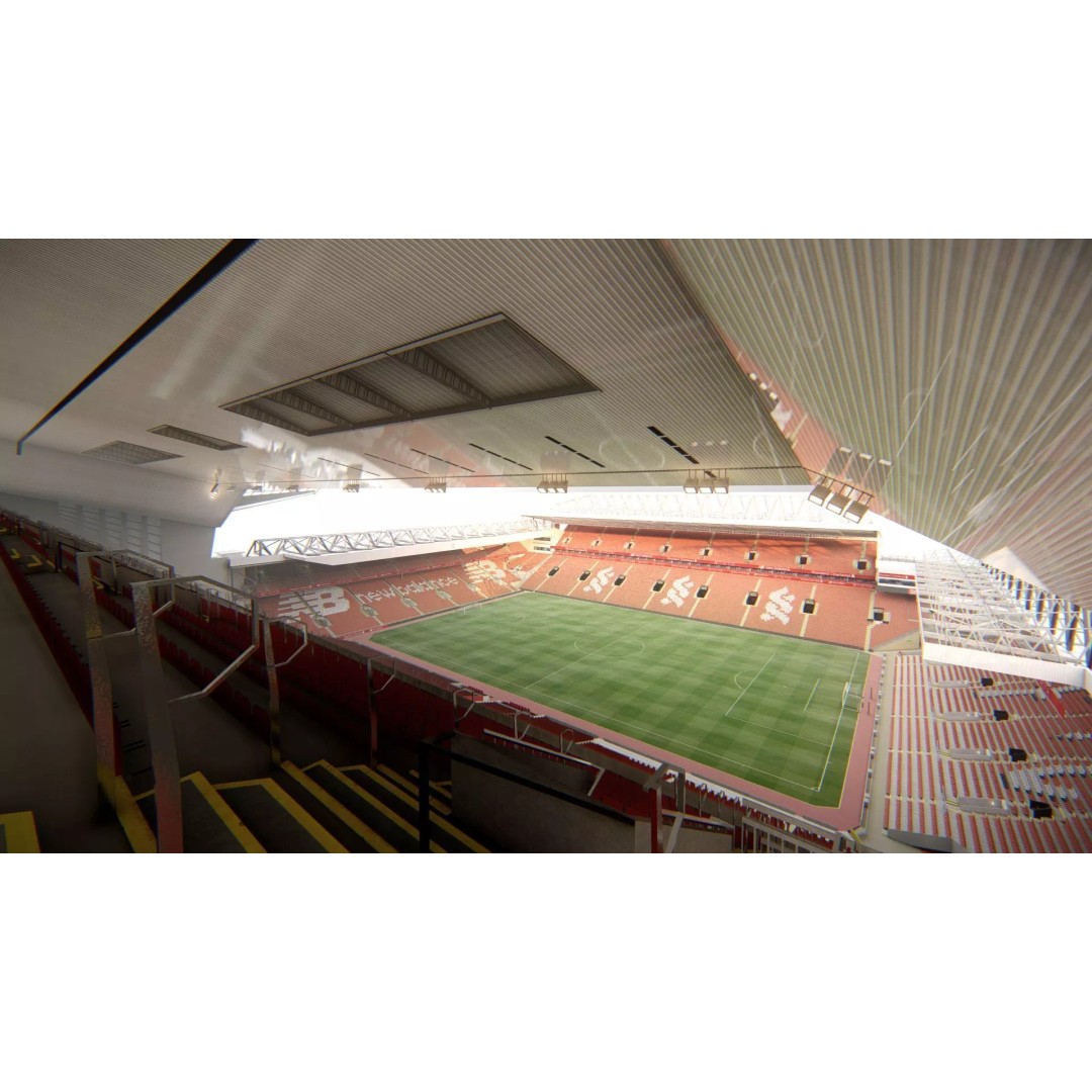 Anfield Stadium 3D Model – Realistic Architecture, PBR Textures, FBX/OBJ - View 6