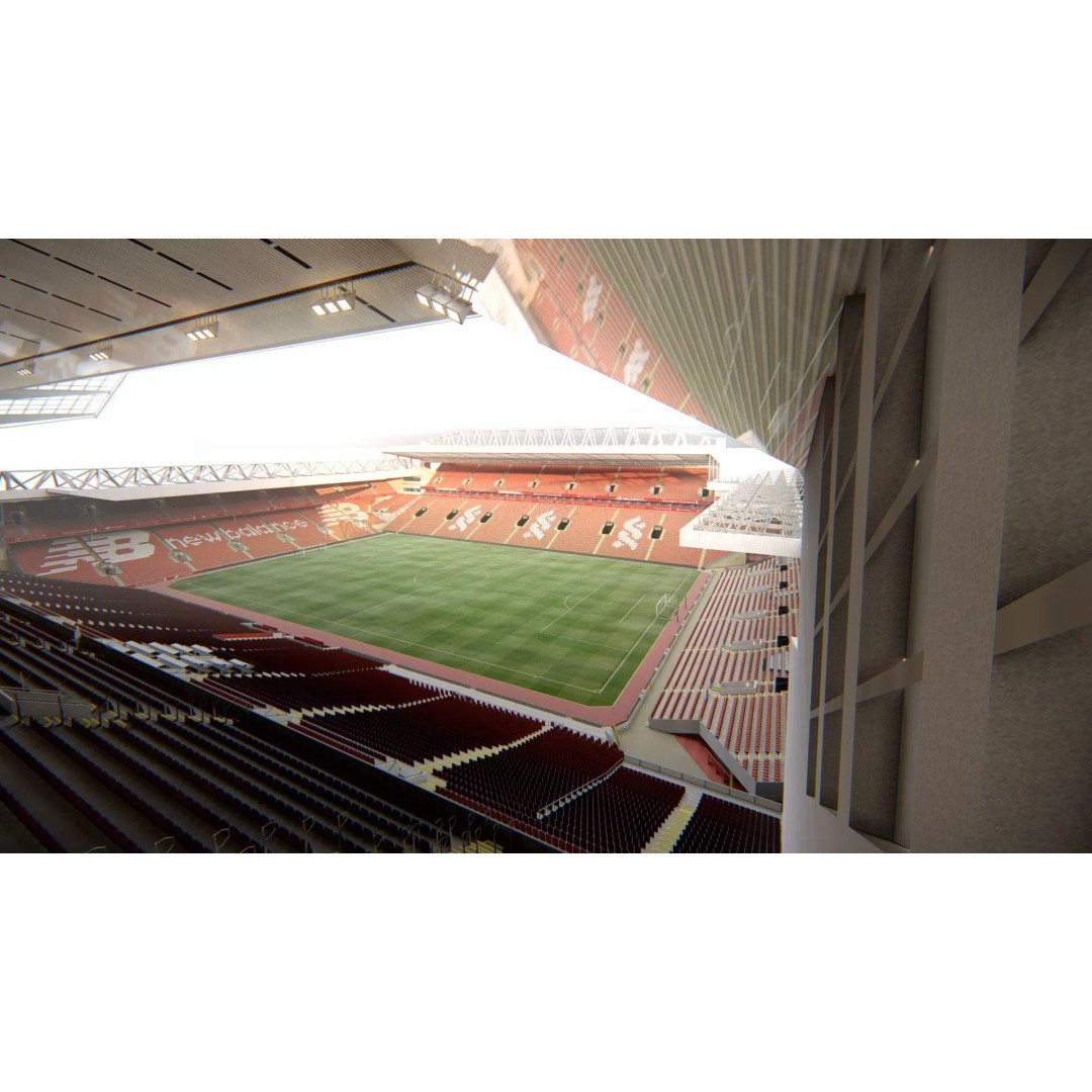 Anfield Stadium 3D Model – Realistic Architecture, PBR Textures, FBX/OBJ - View 8
