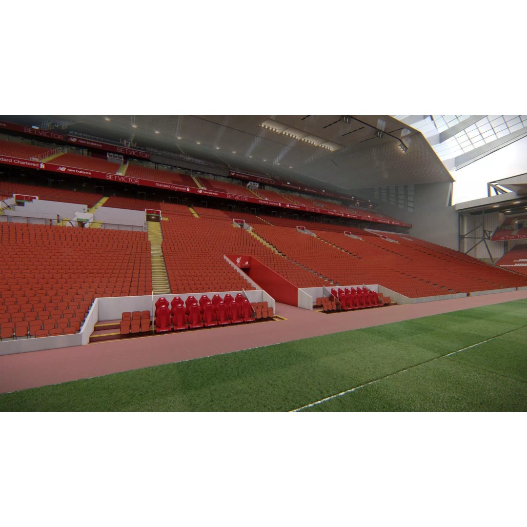 Anfield Stadium 3D Model – Realistic Architecture, PBR Textures, FBX/OBJ - View 9