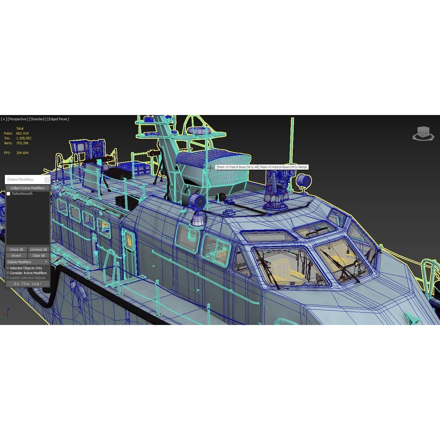 Mark VI Patrol Boat - High-Quality 3D Model - View 12