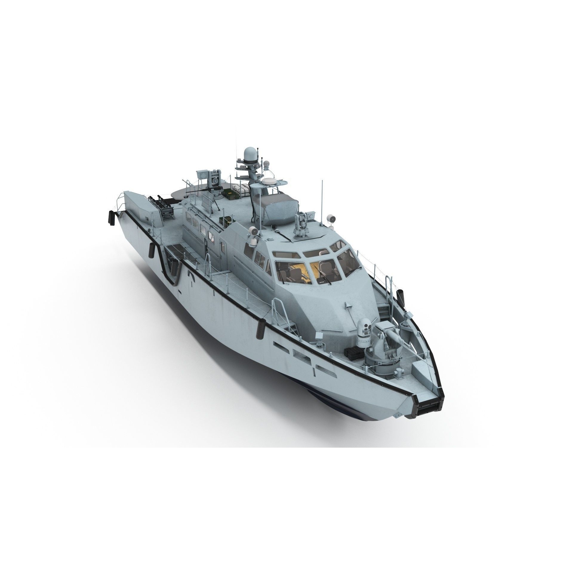 Mark VI Patrol Boat - High-Quality 3D Model - View 4
