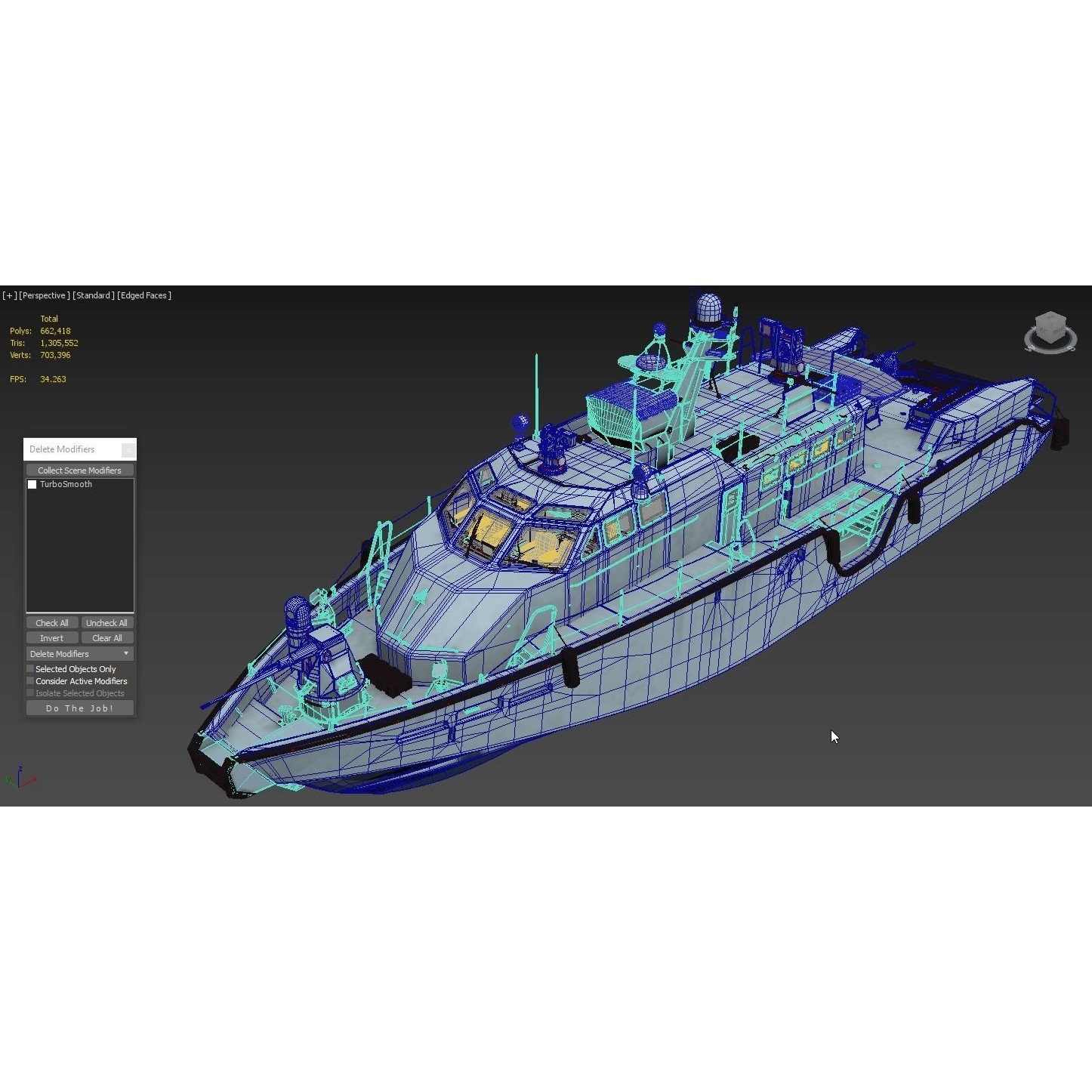 Mark VI Patrol Boat - High-Quality 3D Model - View 6