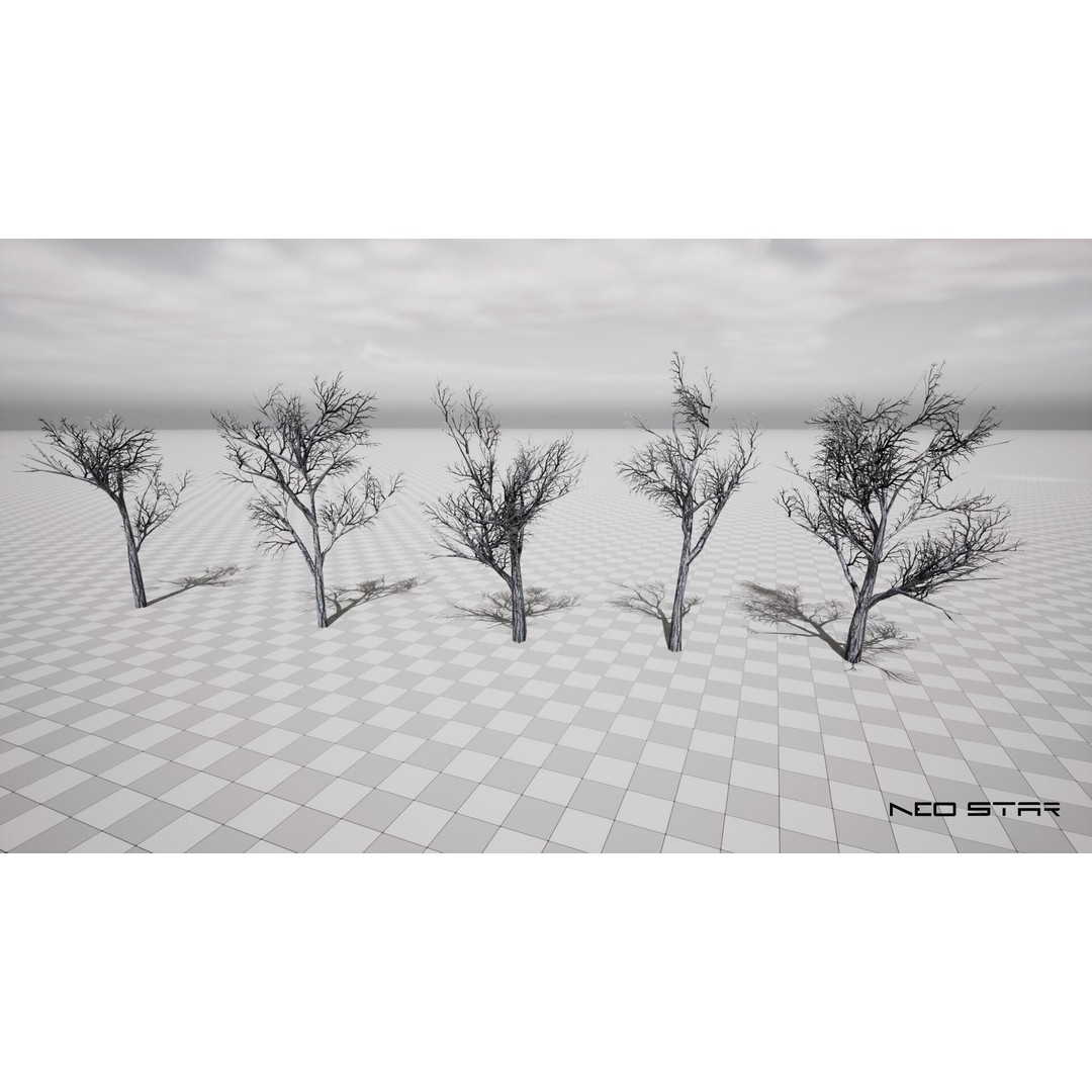 Abandoned Apartment Blocks 3D Model – Low Poly Game Asset, FBX, OBJ