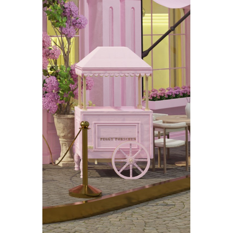 Peggy Porschen Café 3D Model – High-Quality Exterior, Blender, FBX, OBJ - View 11