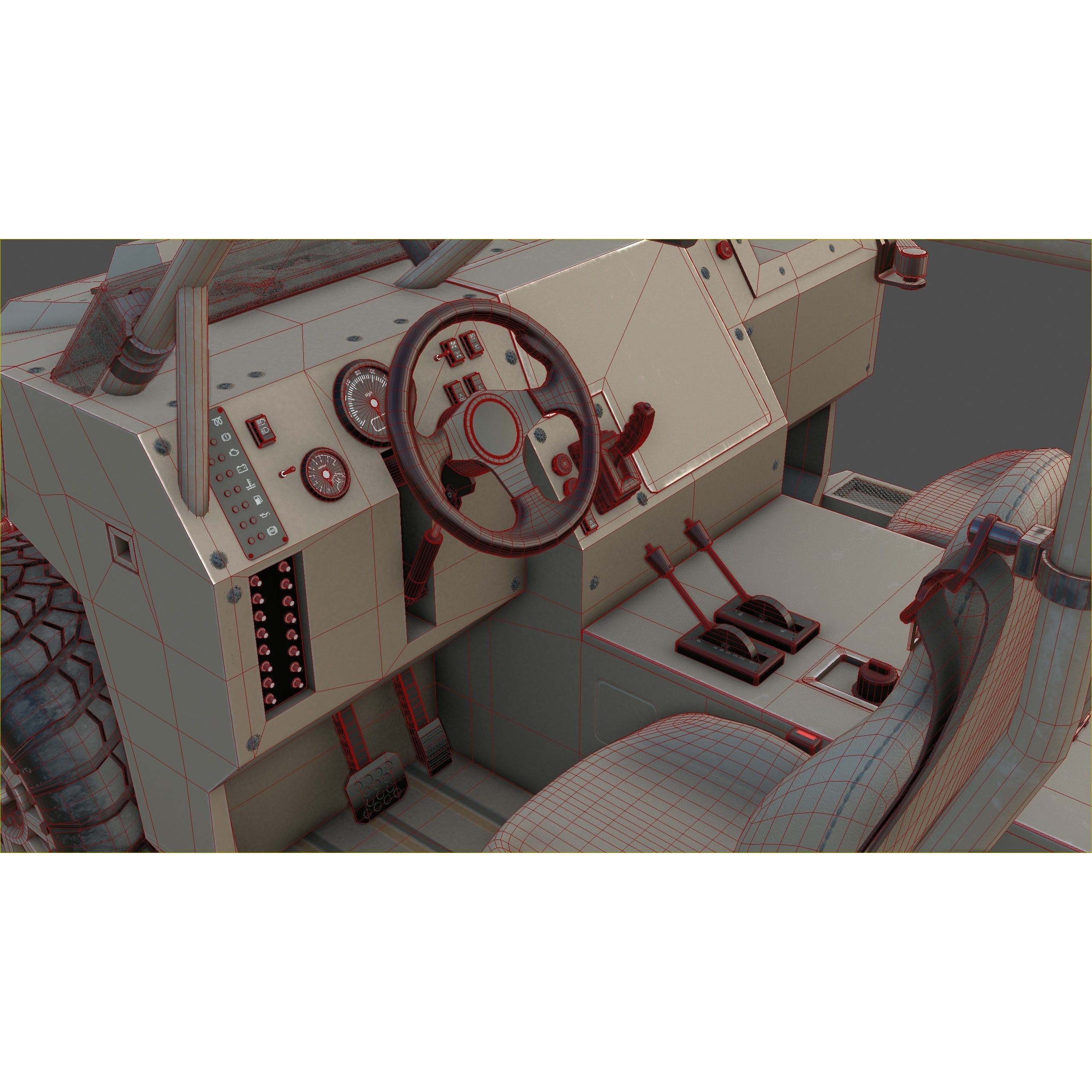 Polaris Dagor A1 - Low-Poly Game-Ready 3D Model