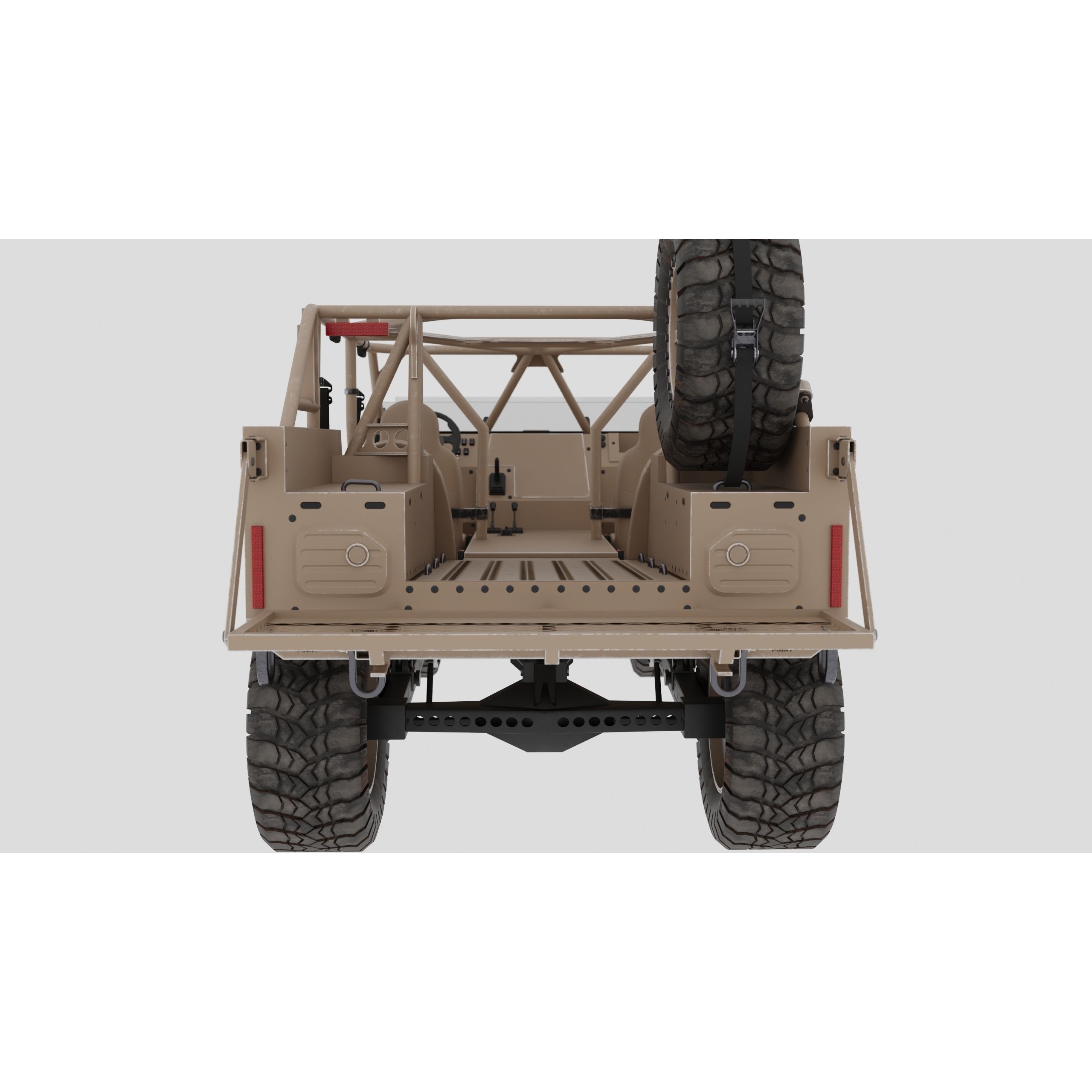 Polaris Dagor A1 - Low-Poly Game-Ready 3D Model - View 10