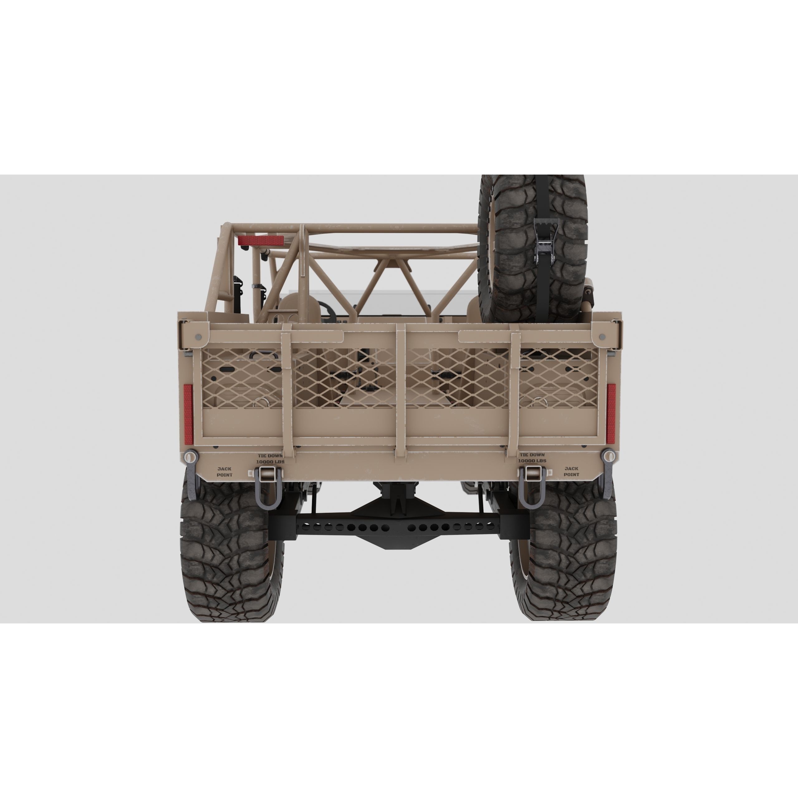 Polaris Dagor A1 - Low-Poly Game-Ready 3D Model - View 11