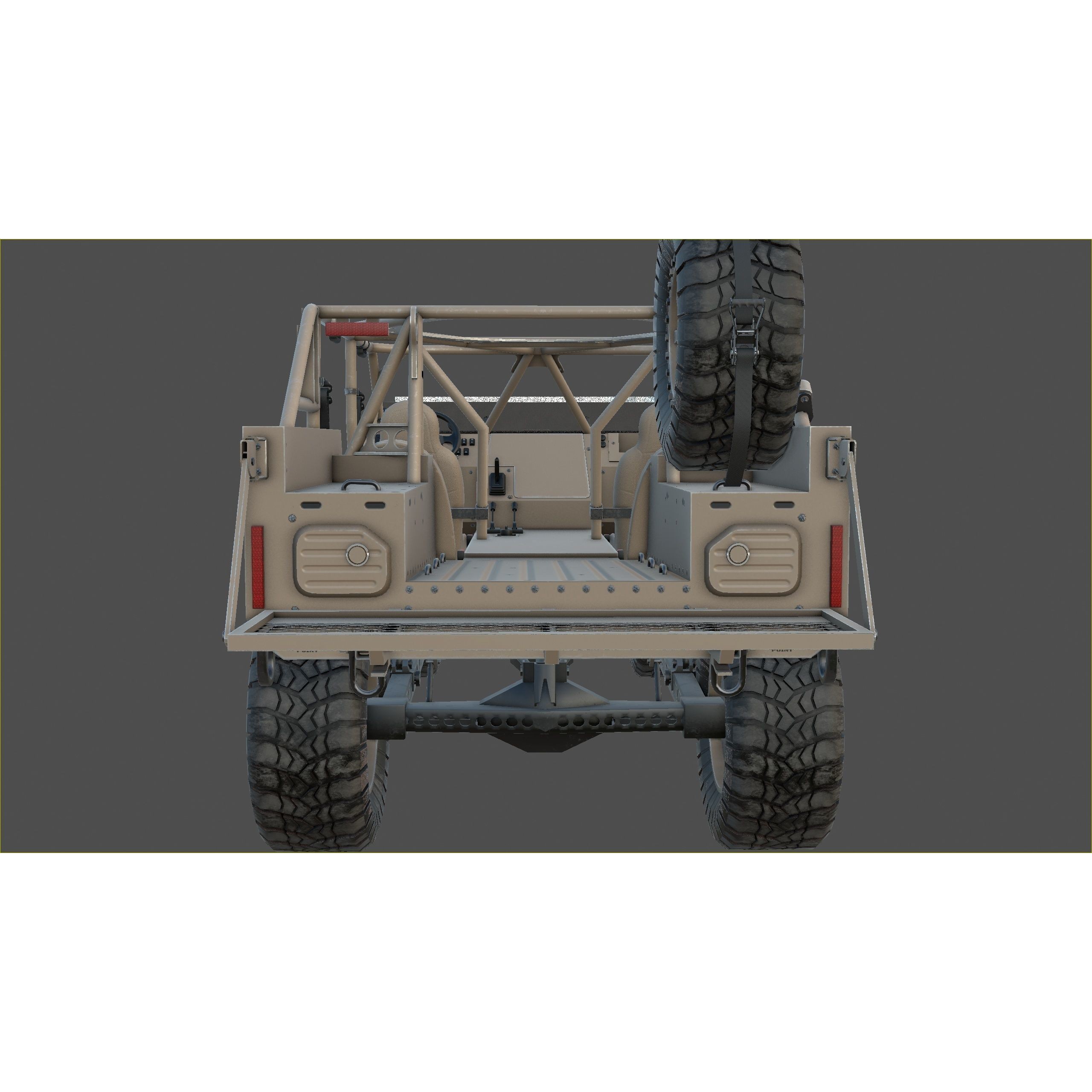 Polaris Dagor A1 - Low-Poly Game-Ready 3D Model - View 30