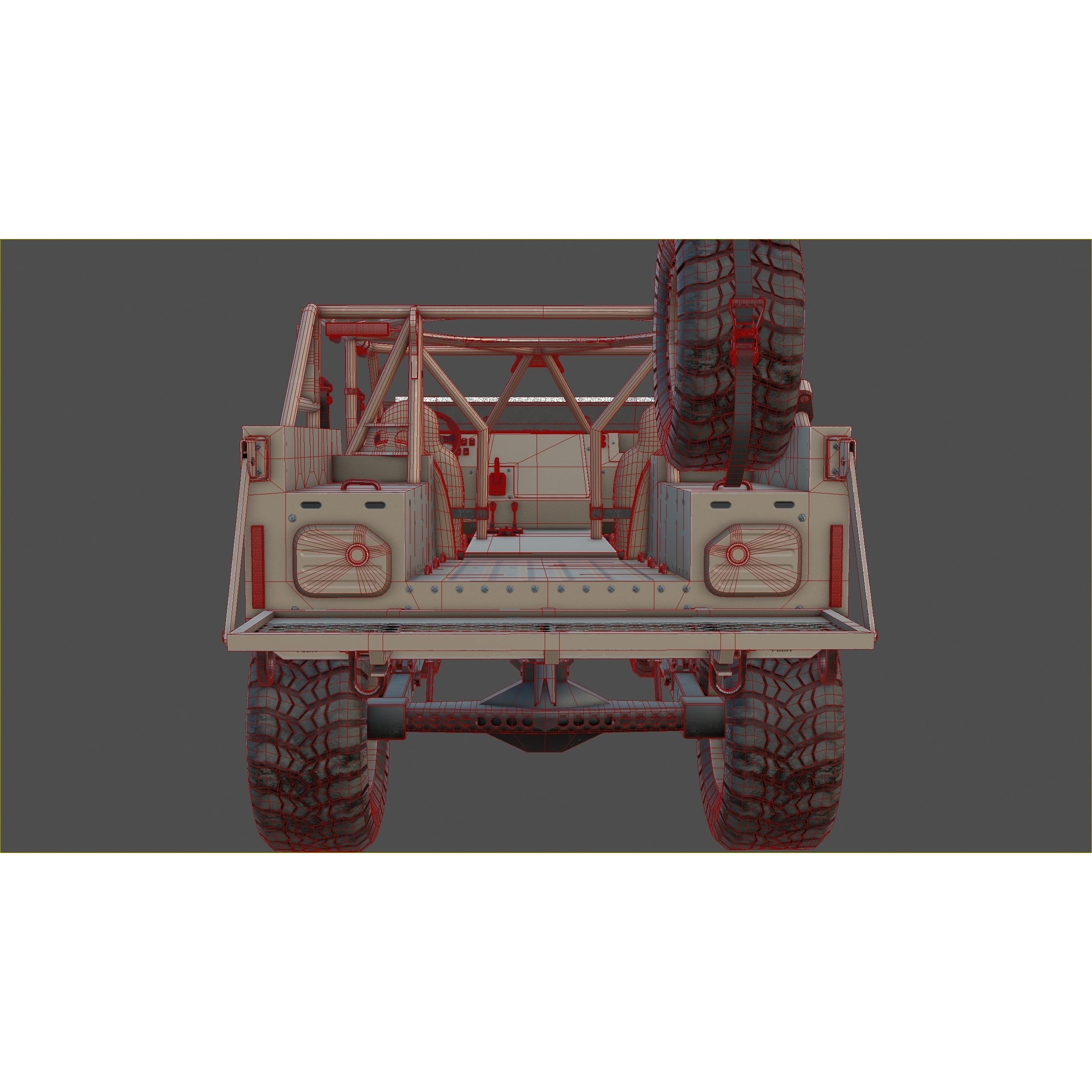 Polaris Dagor A1 - Low-Poly Game-Ready 3D Model - View 31