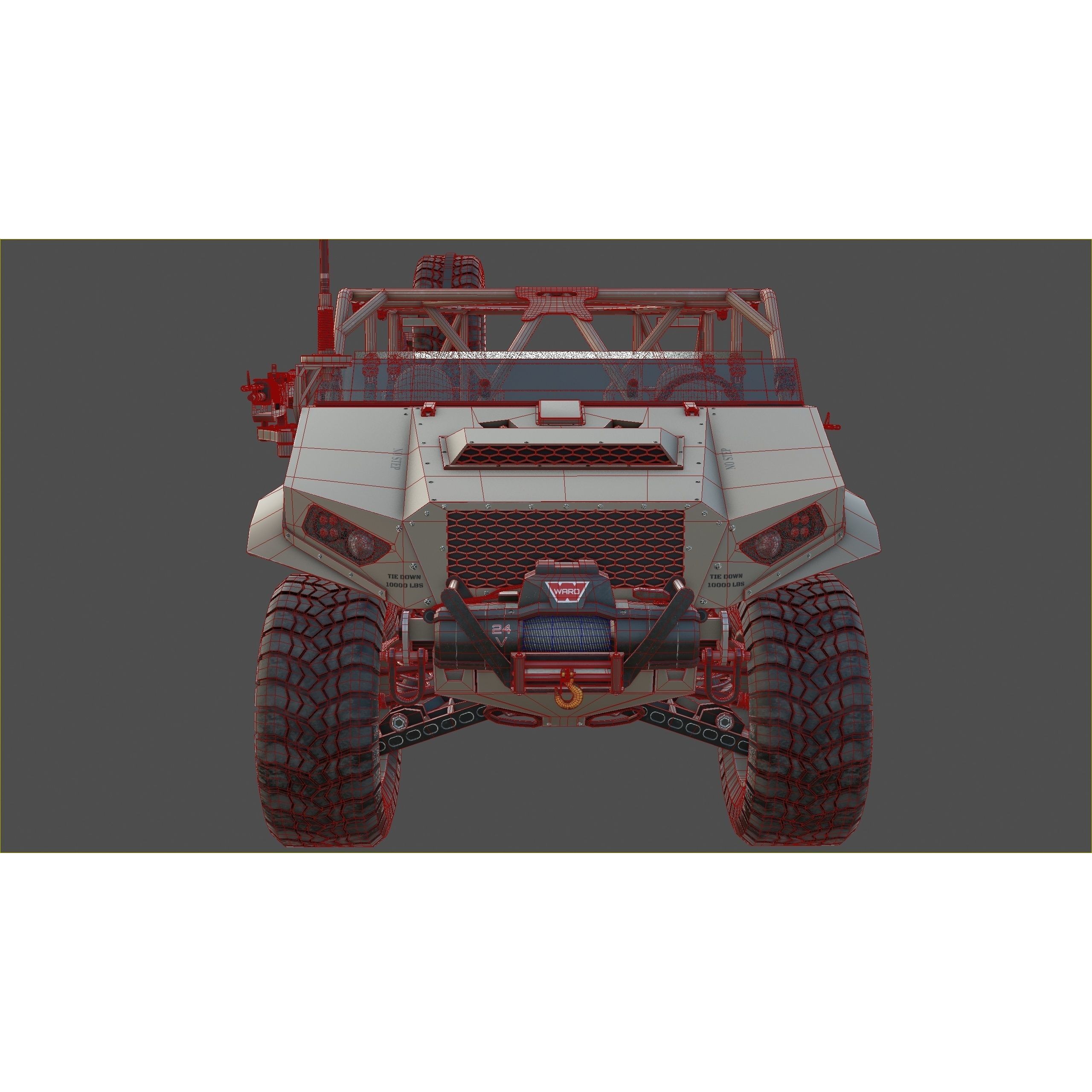 Polaris Dagor A1 - Low-Poly Game-Ready 3D Model - View 33