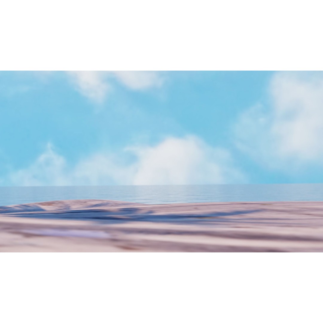 Beach Island 3D Model – Realistic Textures, PBR, Blender, FBX - View 12