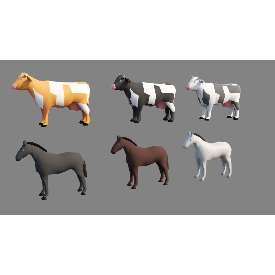 Cartoon Castle 3D Model – Low Poly Game Asset, FBX, OBJ, Blender - View 13