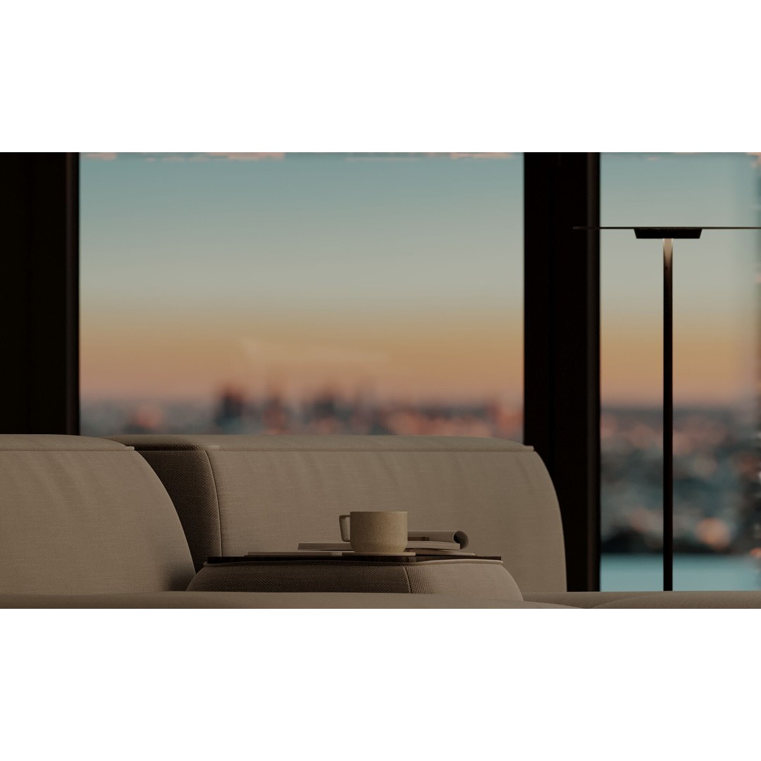 Los Angeles Apartment 3D Model – Interior Scene with HDRI Lighting - View 18
