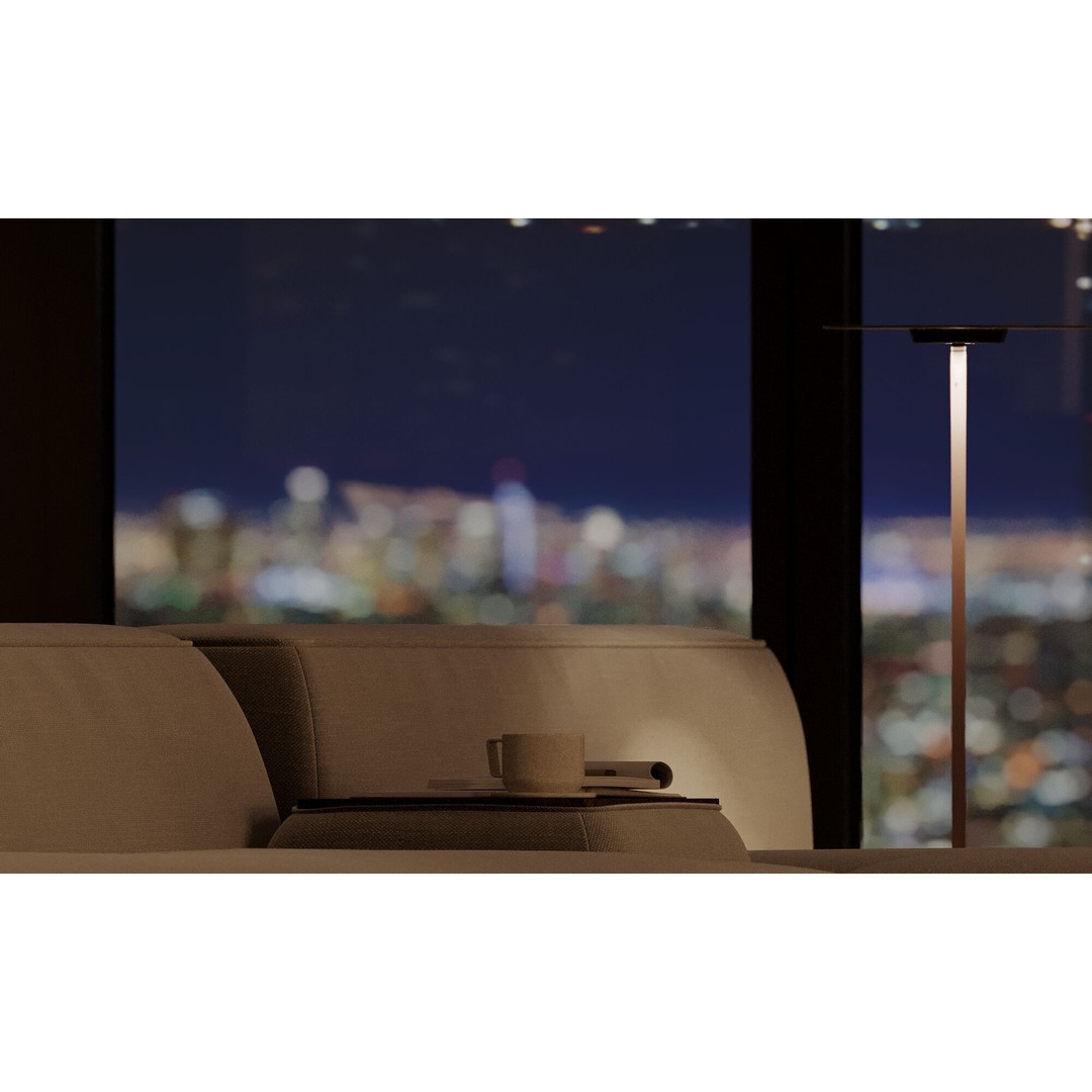 Los Angeles Apartment 3D Model – Interior Scene with HDRI Lighting - View 19