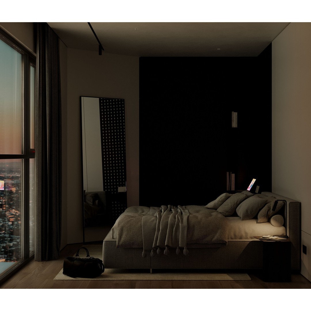 Los Angeles Apartment 3D Model – Interior Scene with HDRI Lighting - View 21