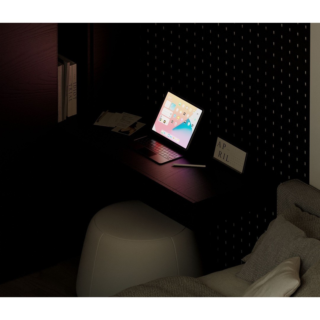 Los Angeles Apartment 3D Model – Interior Scene with HDRI Lighting - View 27