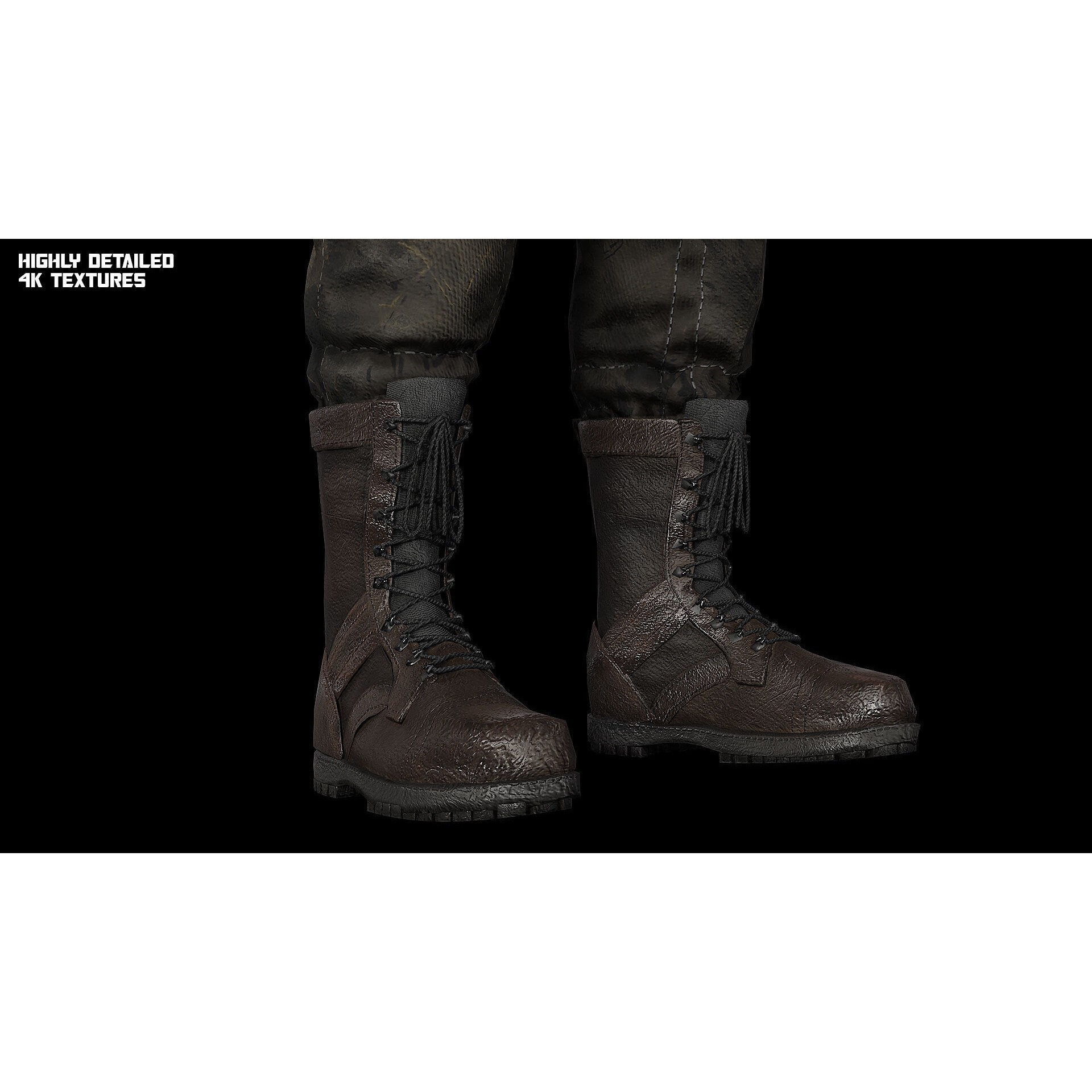 Post Apocalyptic Survivor - Low-Poly Game-Ready 3D Model - View 12
