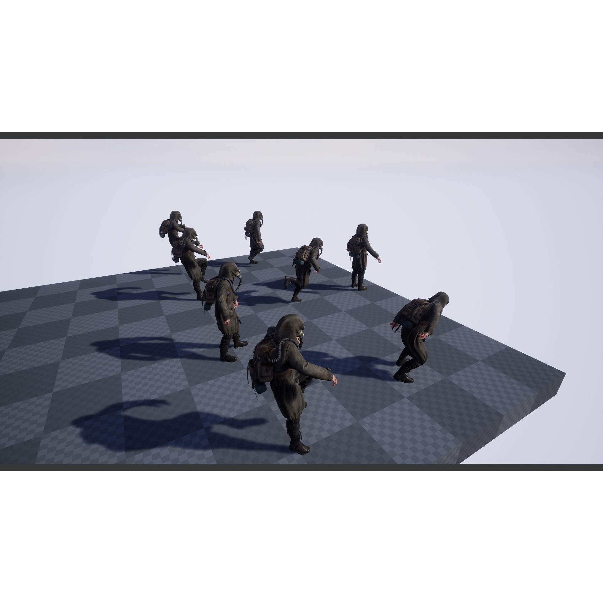 Post Apocalyptic Survivor - Low-Poly Game-Ready 3D Model - View 20