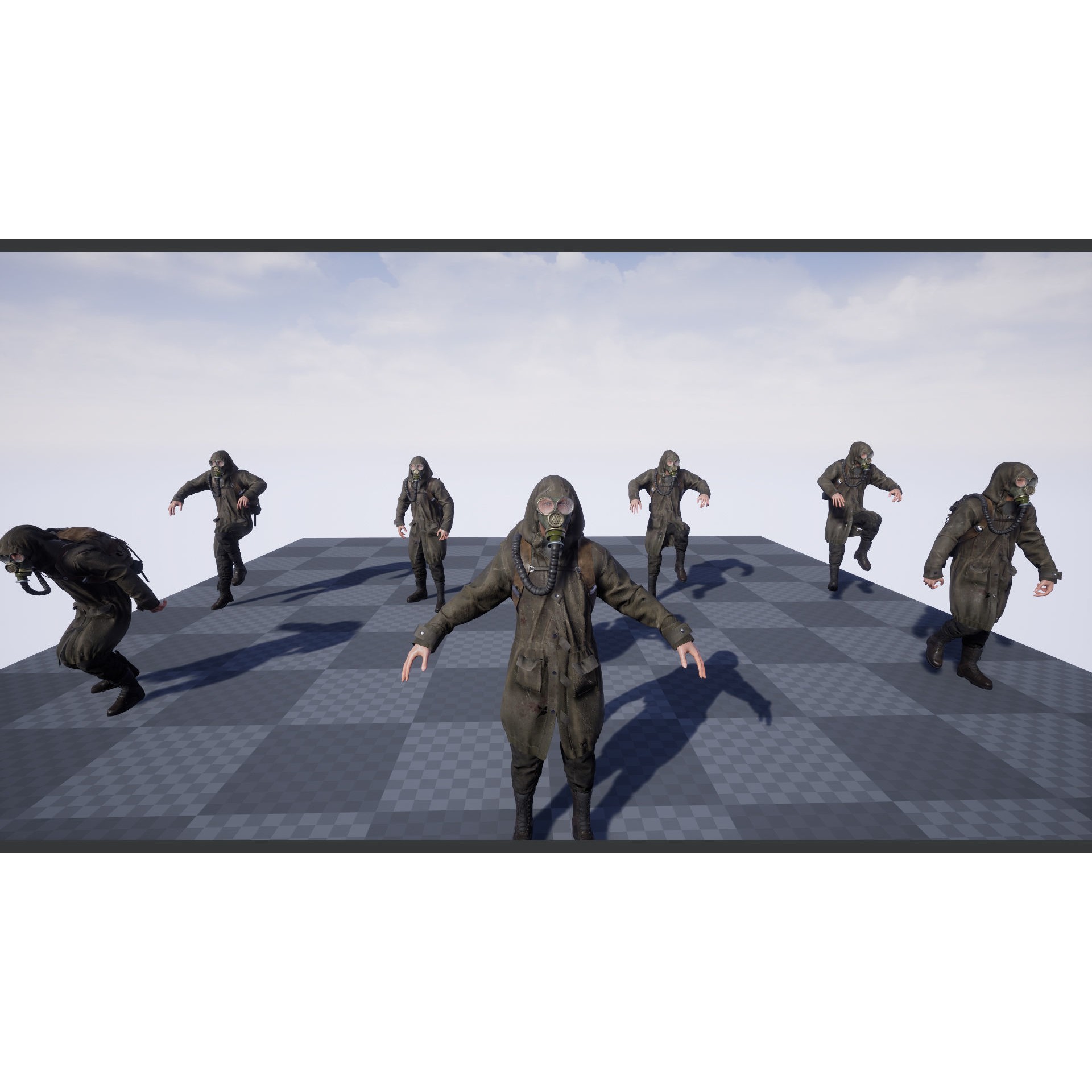 Post Apocalyptic Survivor - Low-Poly Game-Ready 3D Model - View 21