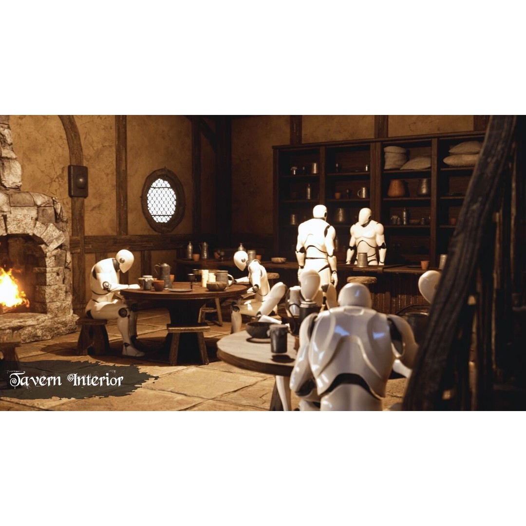 Medieval Kingdom 3D Model – Low Poly Modular Asset with Interiors - View 12