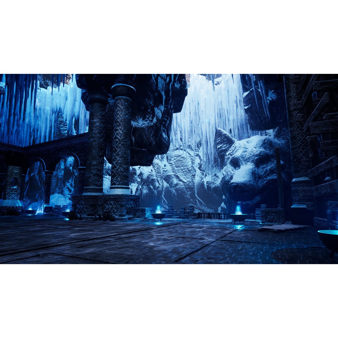 Viking Cave 3D Model – Low Poly Game Ready Modular Kit, FBX - View 6
