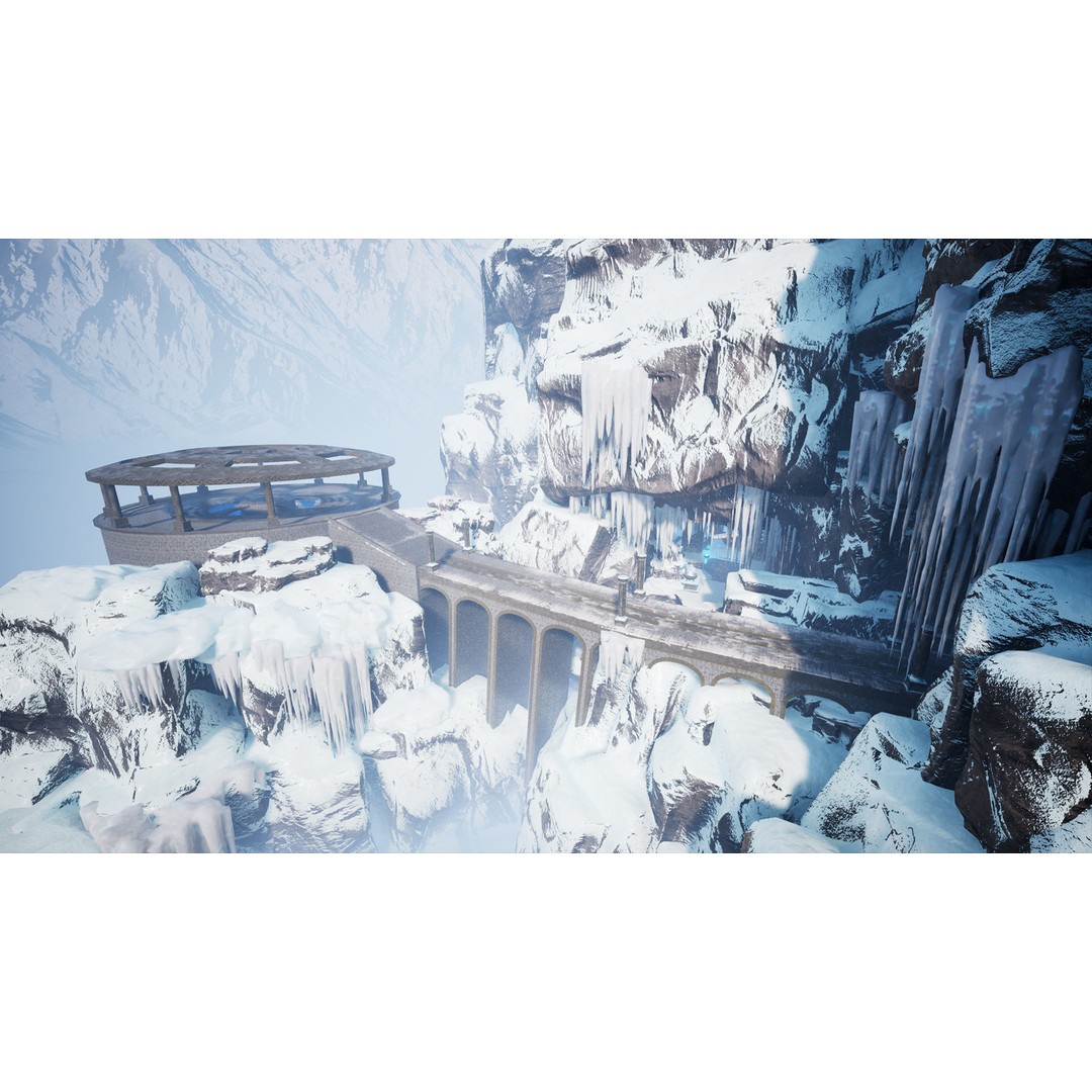 Viking Cave 3D Model – Low Poly Game Ready Modular Kit, FBX - View 9