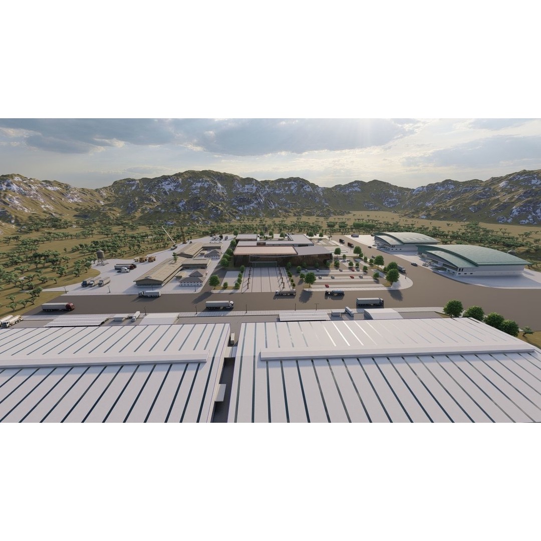 Industrial Factory 3D Model – High Poly Game Asset, FBX, OBJ, PBR - View 20