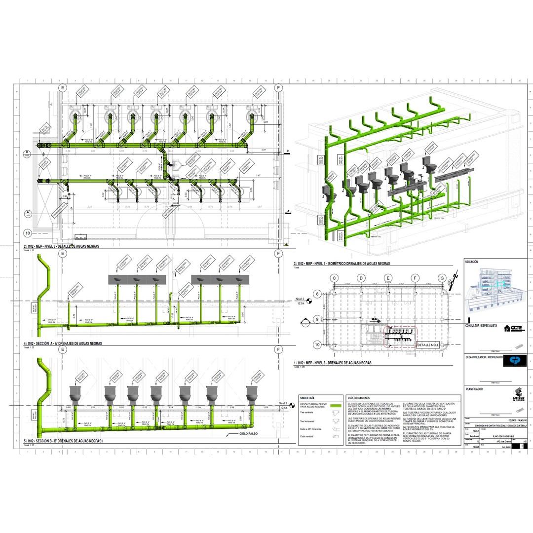 Modern Corporate Office Building 3D Model – Detailed Revit Design, Mixed-Use - View 16